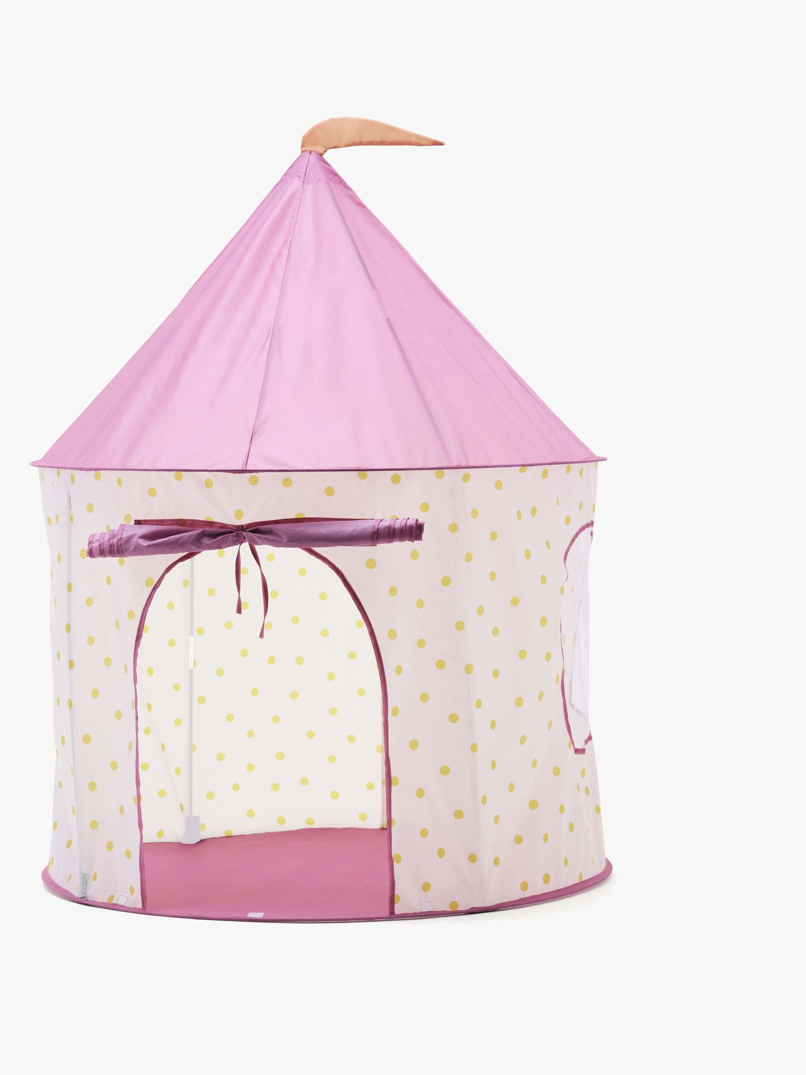 Kid's Concept Leikkiteltta Pilkullinen, Vaaleanpunainen