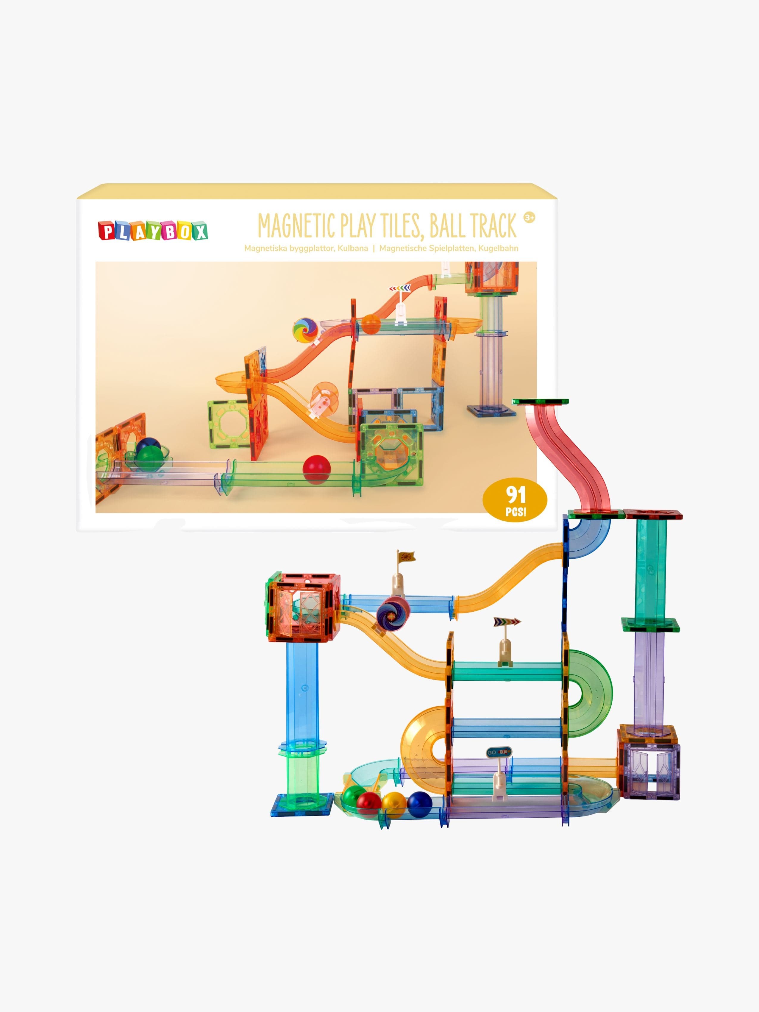 Playbox Magneettinen Kuularata 91 Osaa