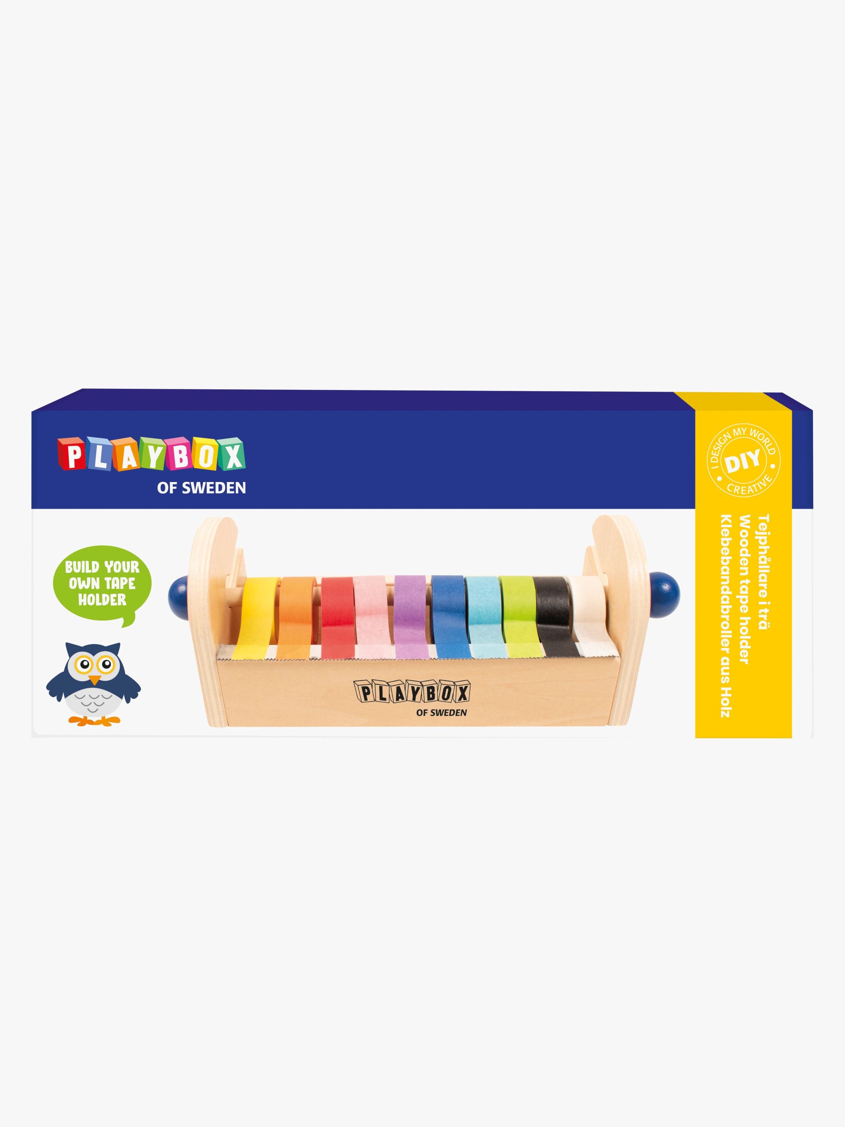 Playbox Puinen Teippiteline