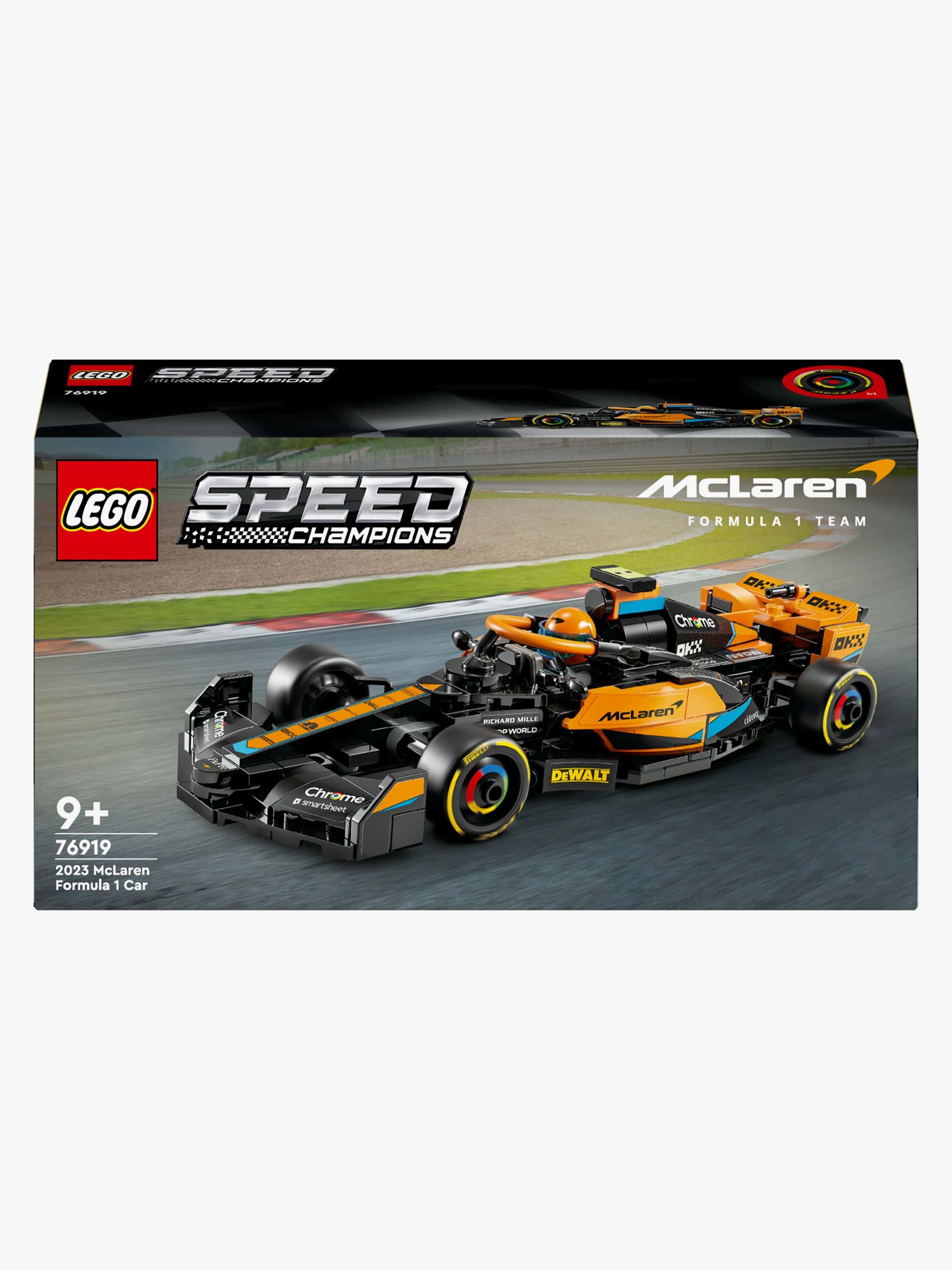 LEGO Speed Champions 76919 2023 McLaren Formula 1 ‑kilpa-auto