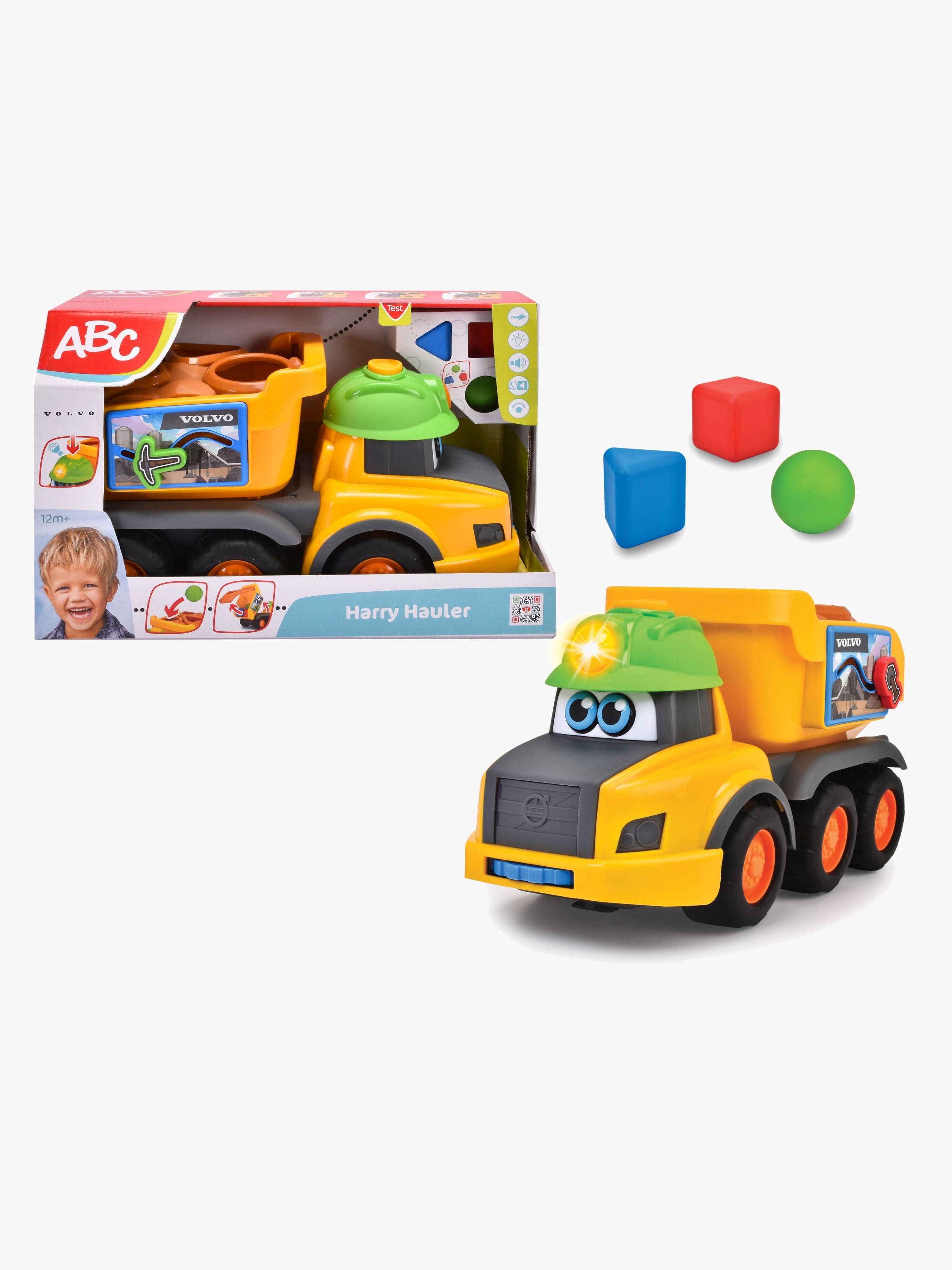 ABC Volvo Harry Kuorma-auto + Aktiviteettipelit