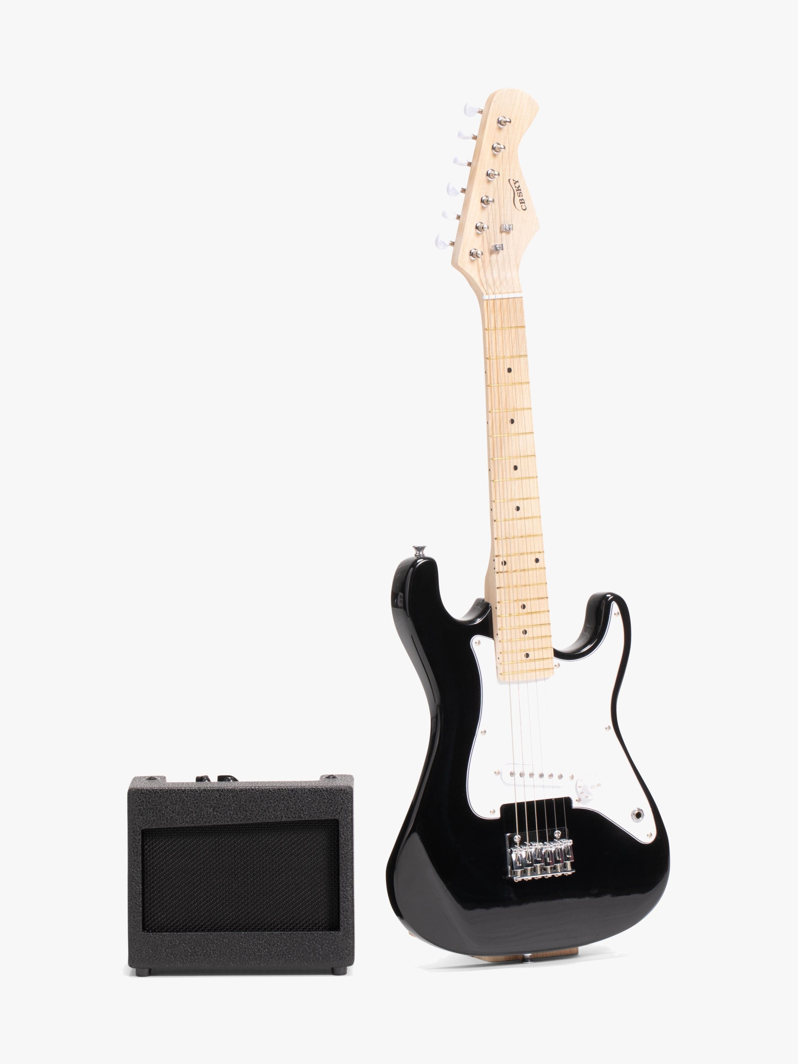 Cloudberry Castle Sähkökitara + Vahvistin 80 cm, Musta