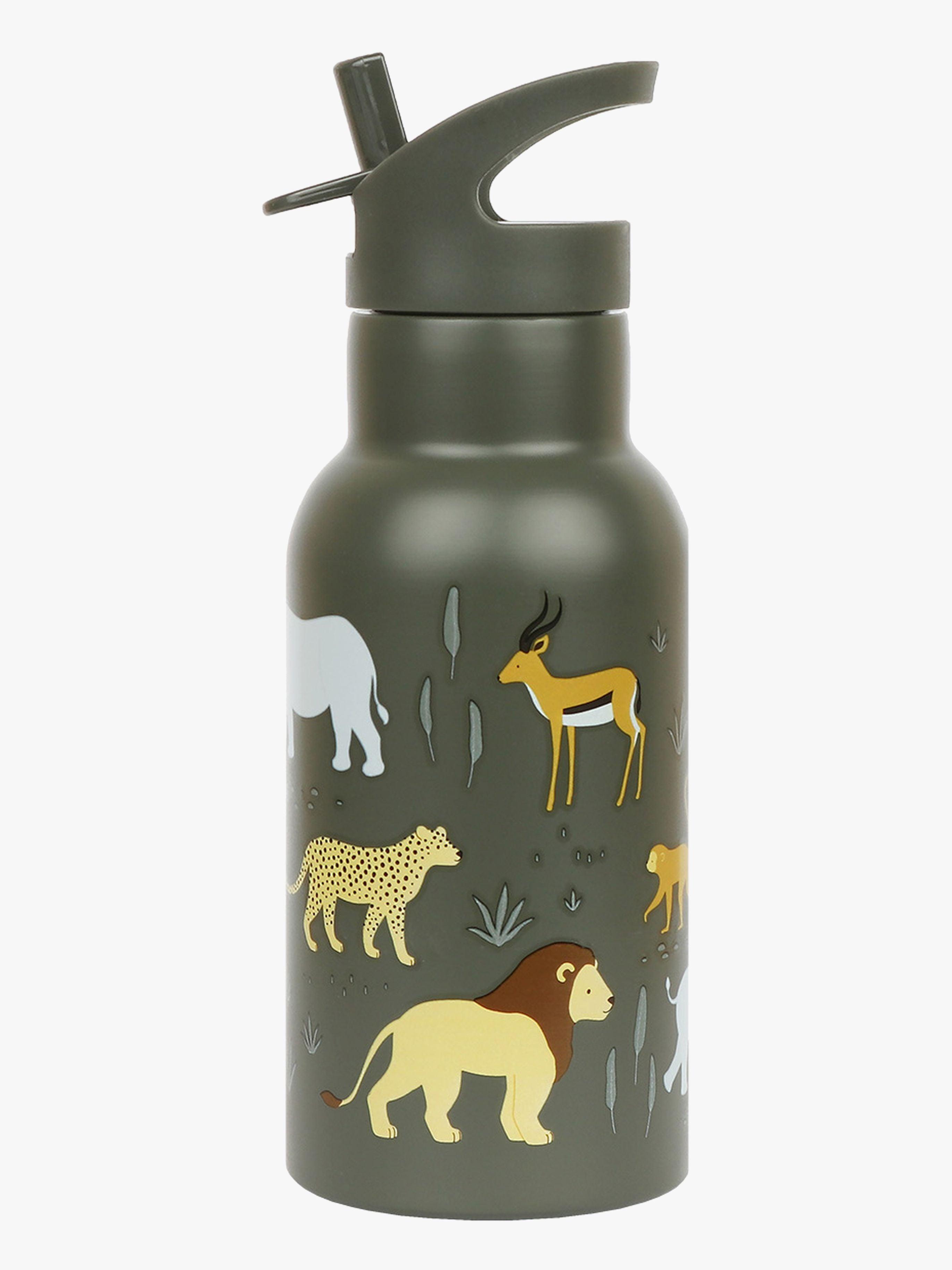 A Little Lovely Company Juomapullo Savanni 350 ml, Vihreä