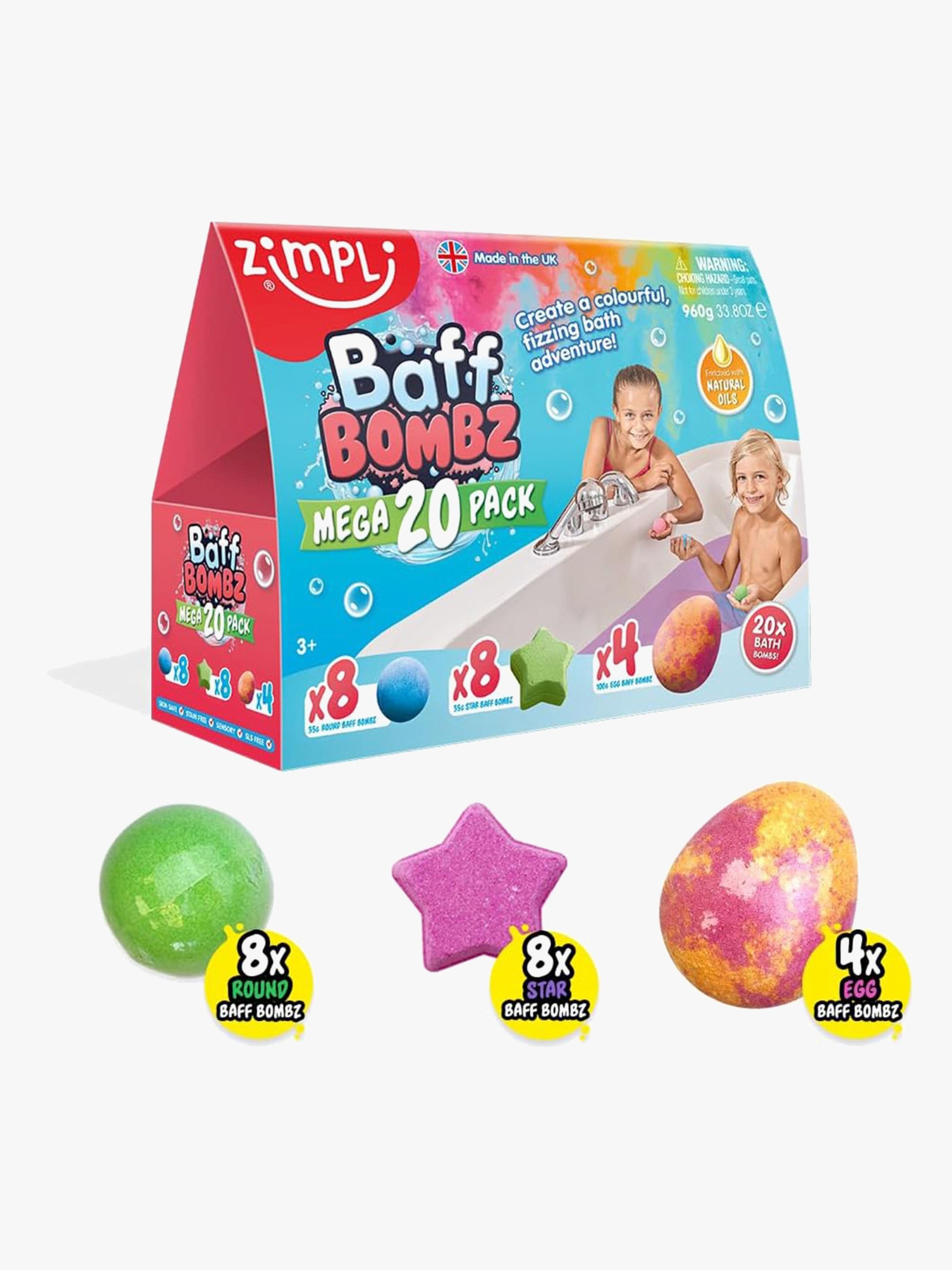 Zimpli Kids Baff Bombz Kylpypommit Mega Pack