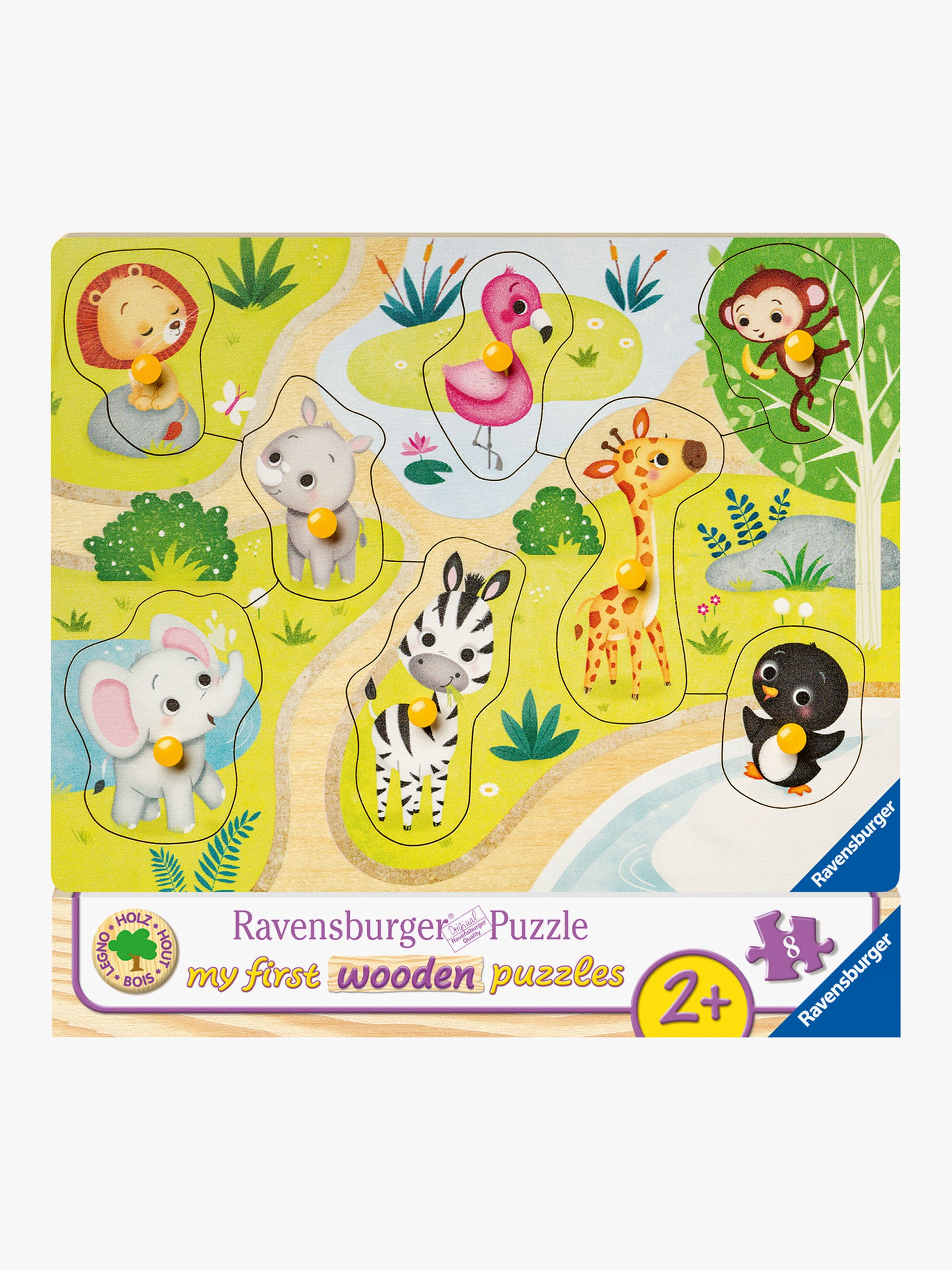 Ravensburger Nuppipalapeli Eläintarhan Eläimet 8