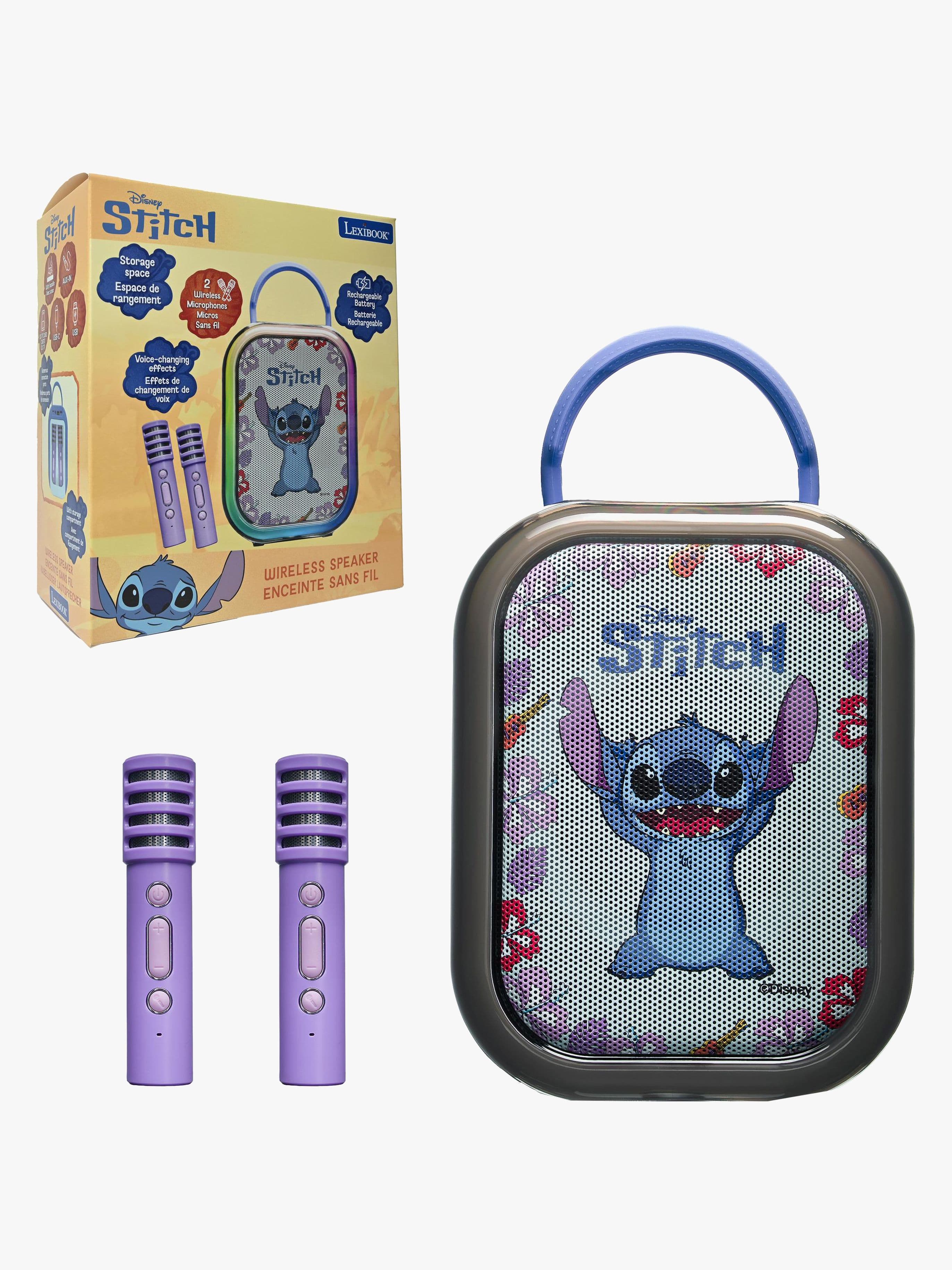 Disney Stitch Karaokekaiutin + 2 Mikrofonia