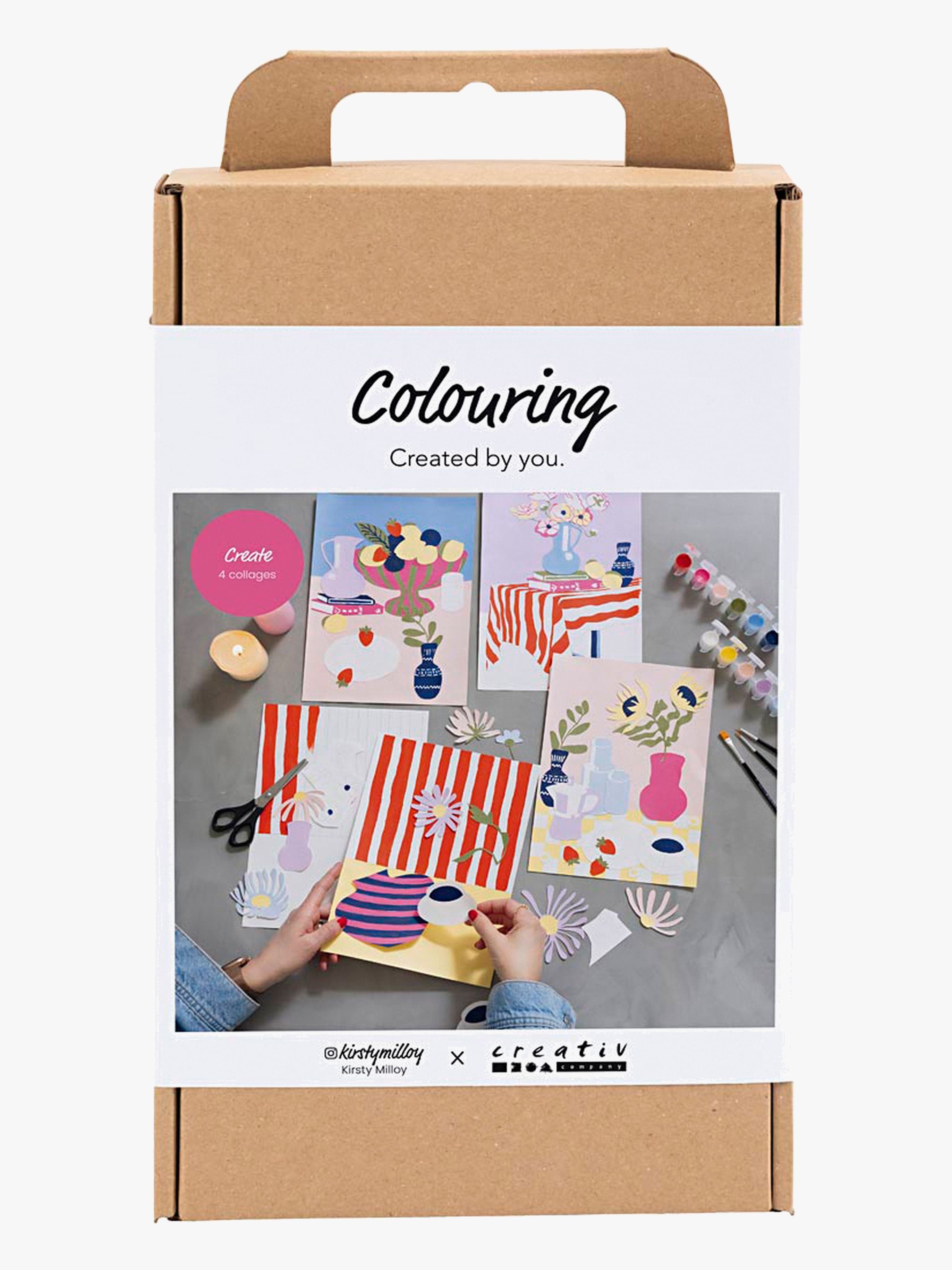 Creativ Company Askartelusetti DIY Väritys Kollaasi