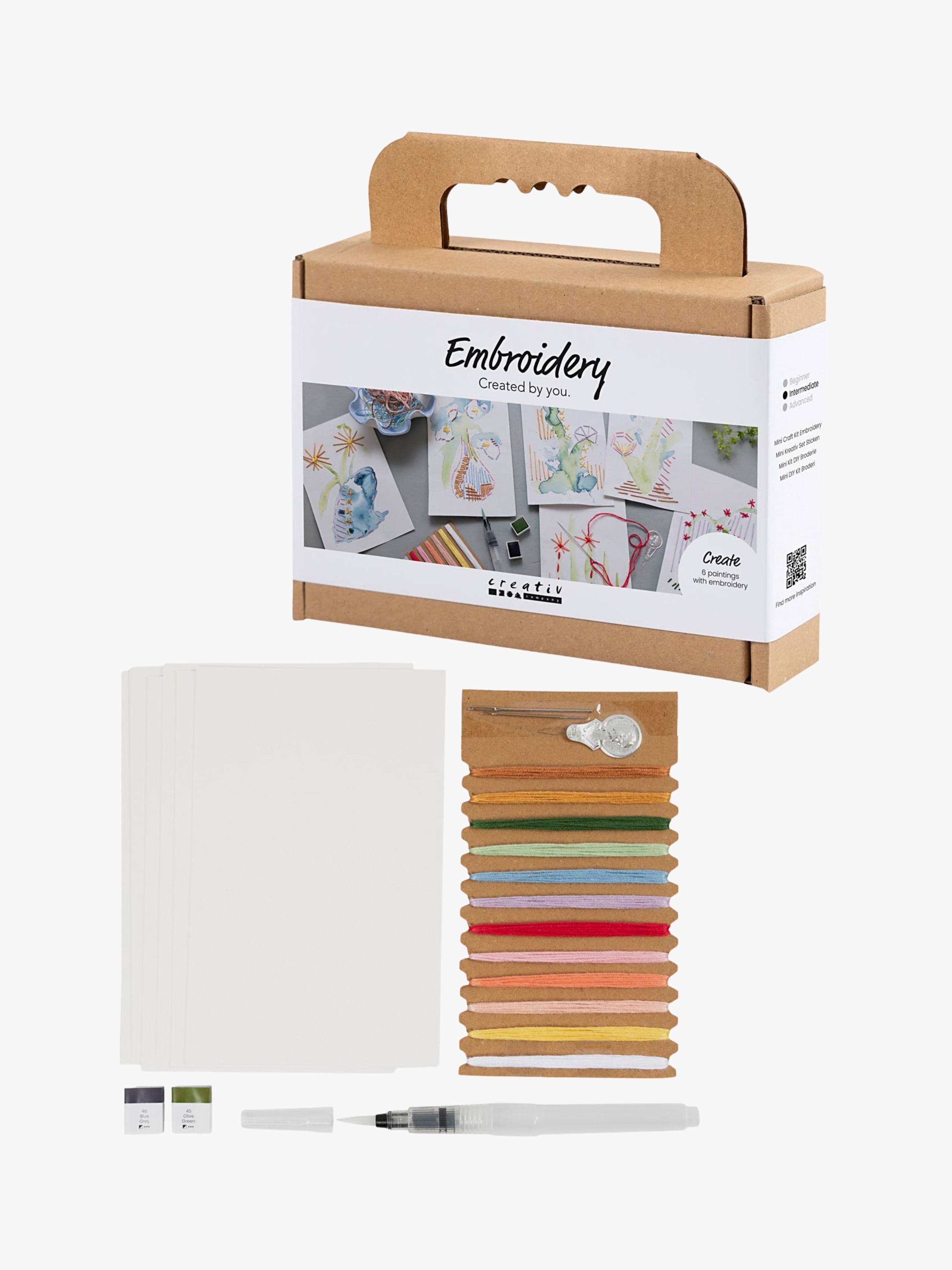 Creativ Company Askartelusetti Kirjailu & Akvarelli