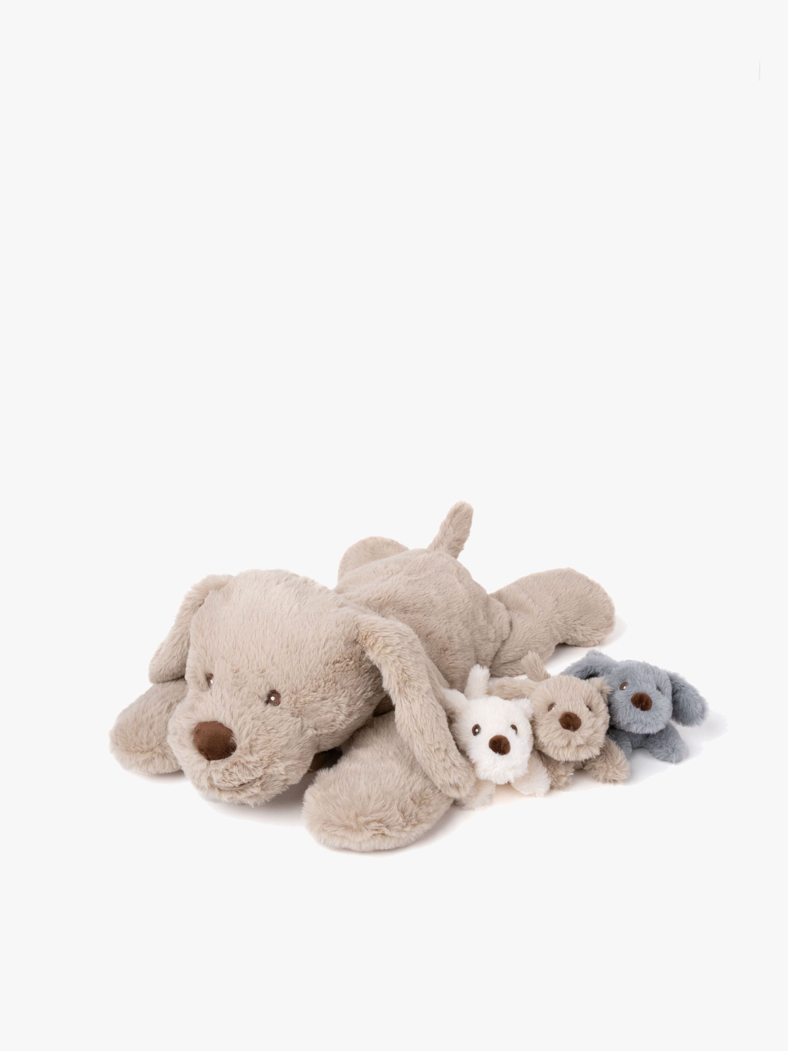 Teddykompaniet Pehmolelu Koira + Koiranpennut