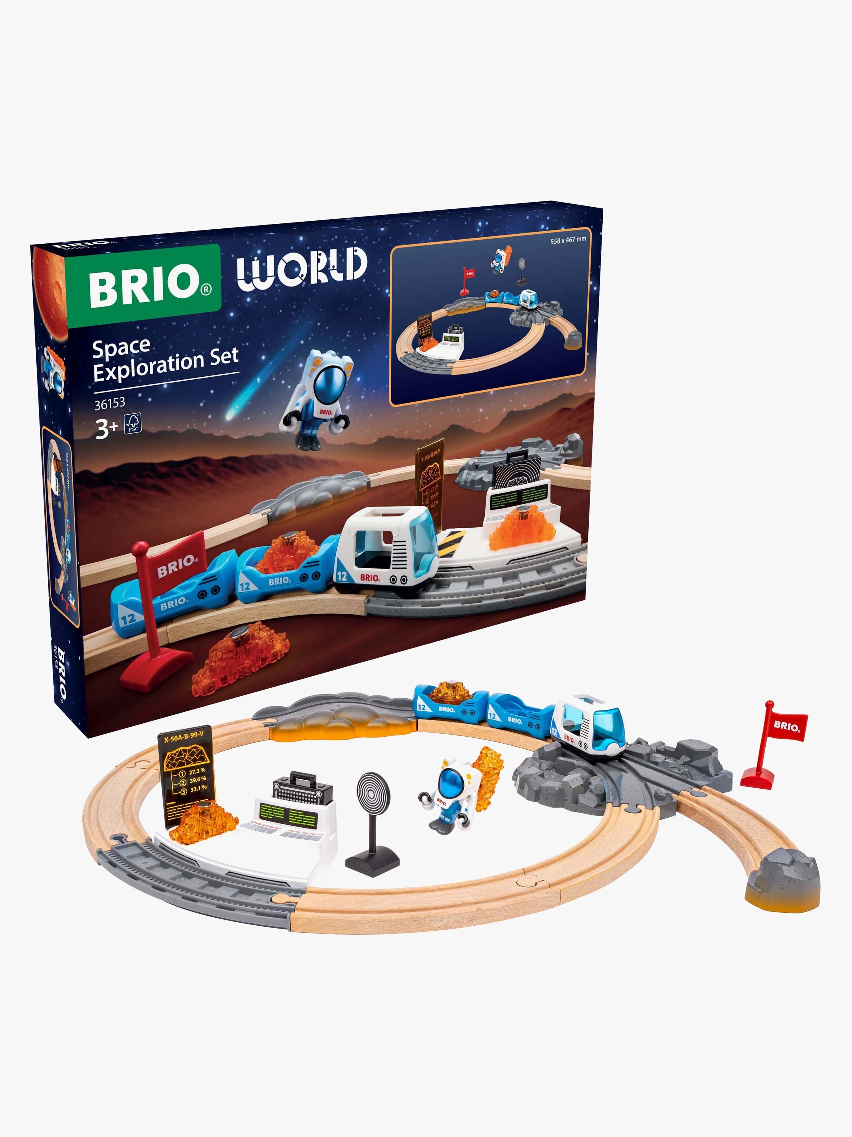 BRIO Space Tutkimussetti 23 Kpl, Monivärinen