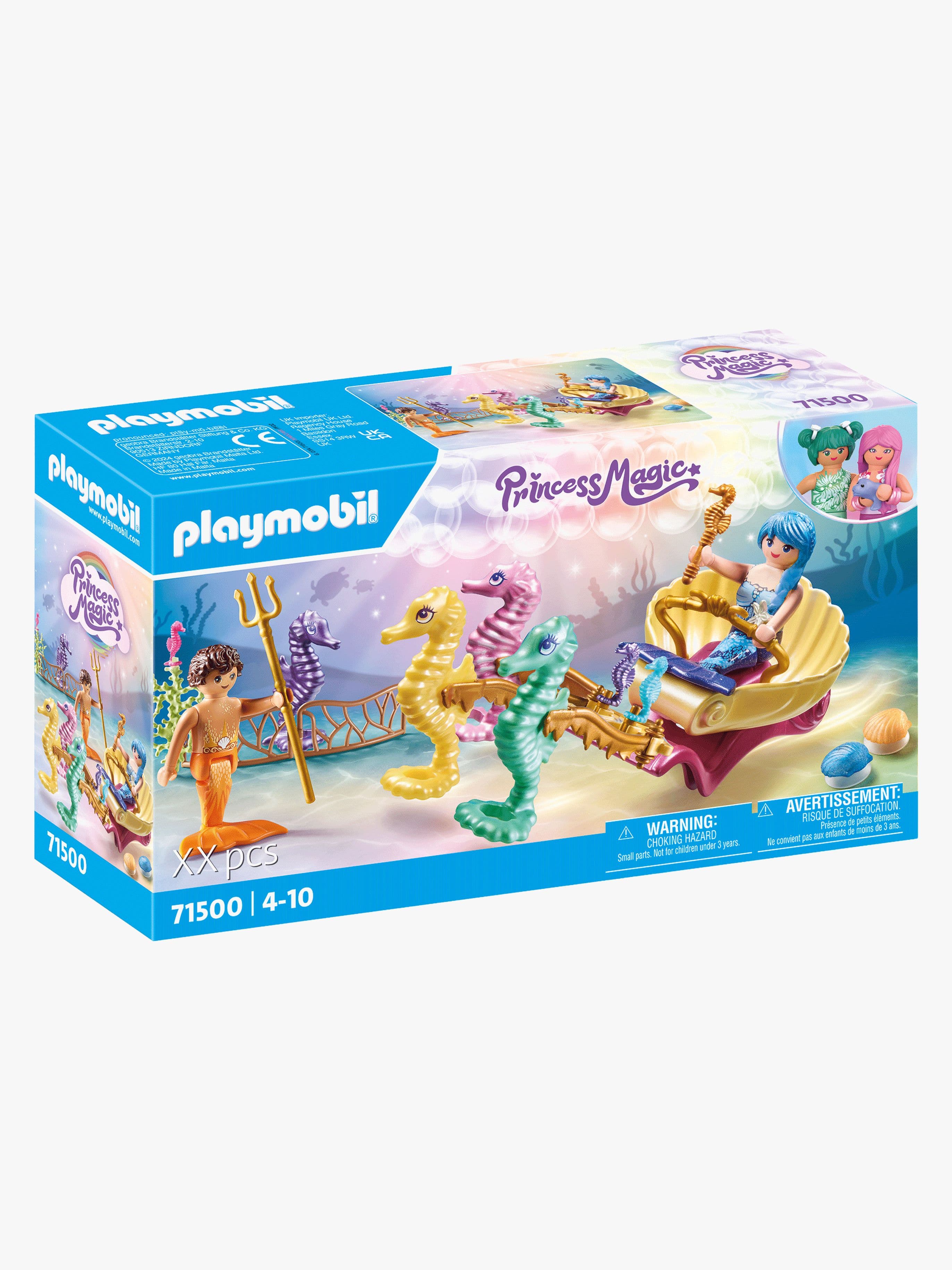 Playmobil 71500 Princess Magic Rakennussarja Merenneidot + Merihevosvaunut