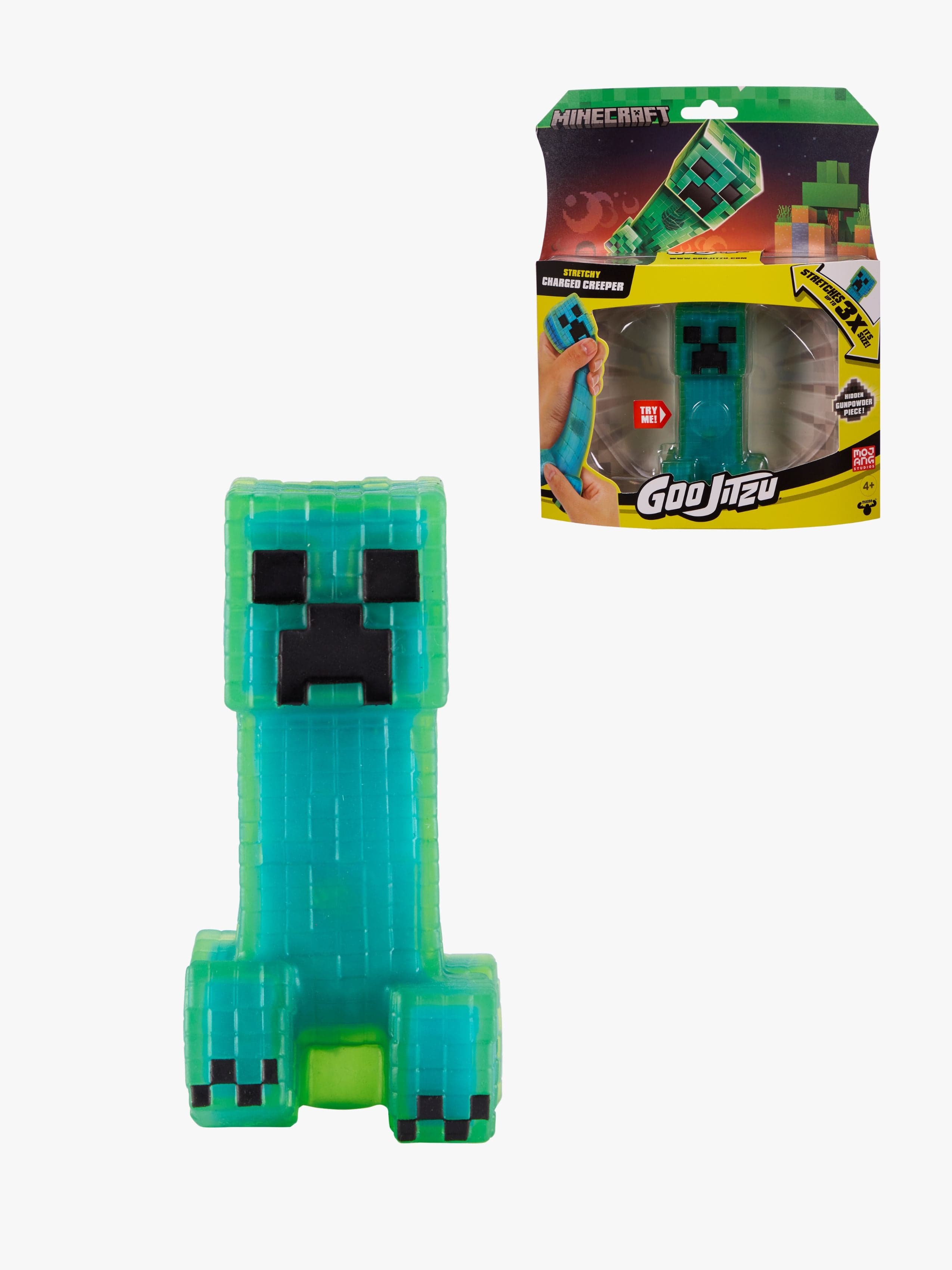 Goo Jit Zu Minecraft Figuuri Blue Creeper S4
