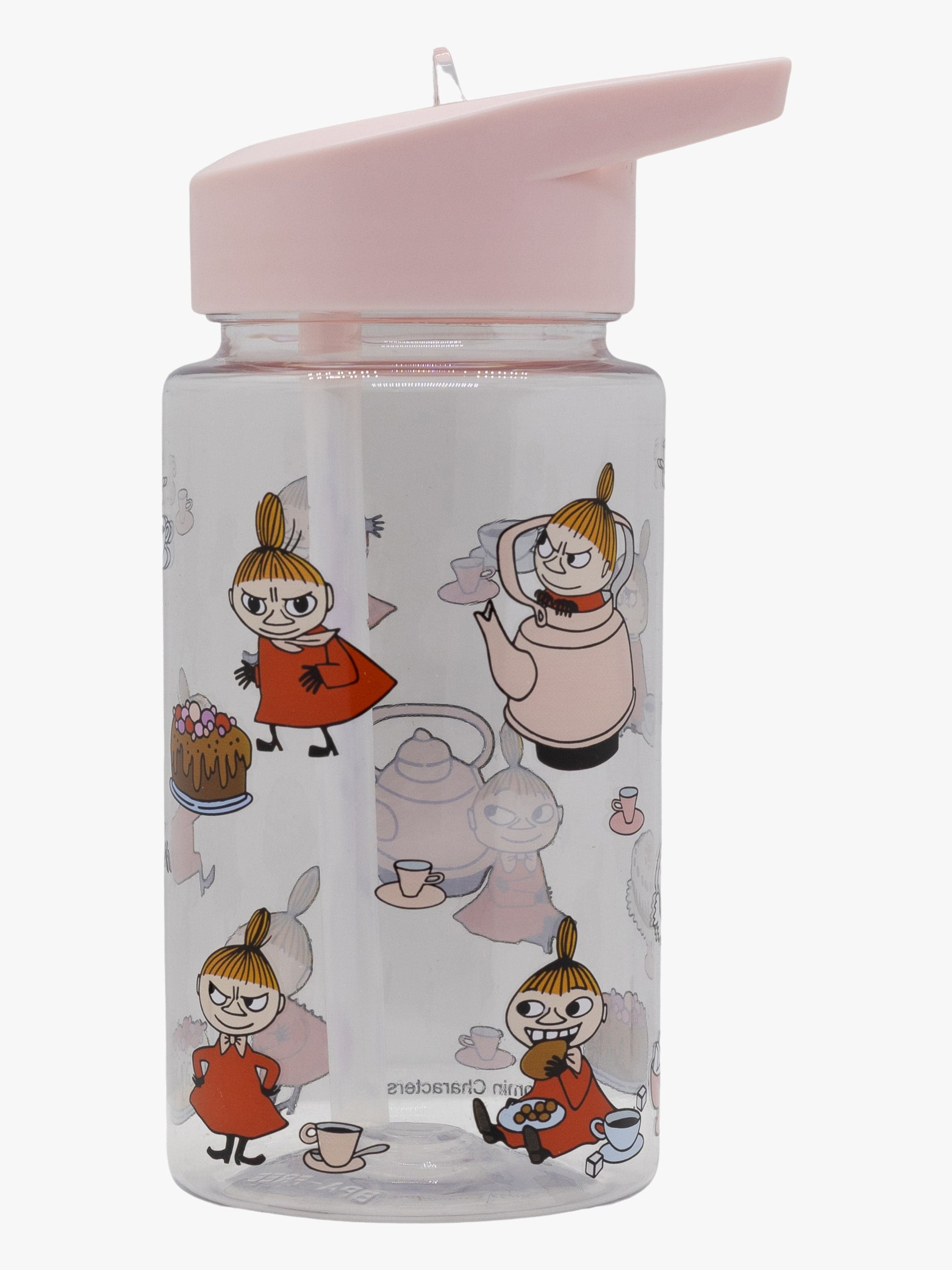 Muumi Pikku Myy Juomapullo Muovi, Vaaleanpunainen