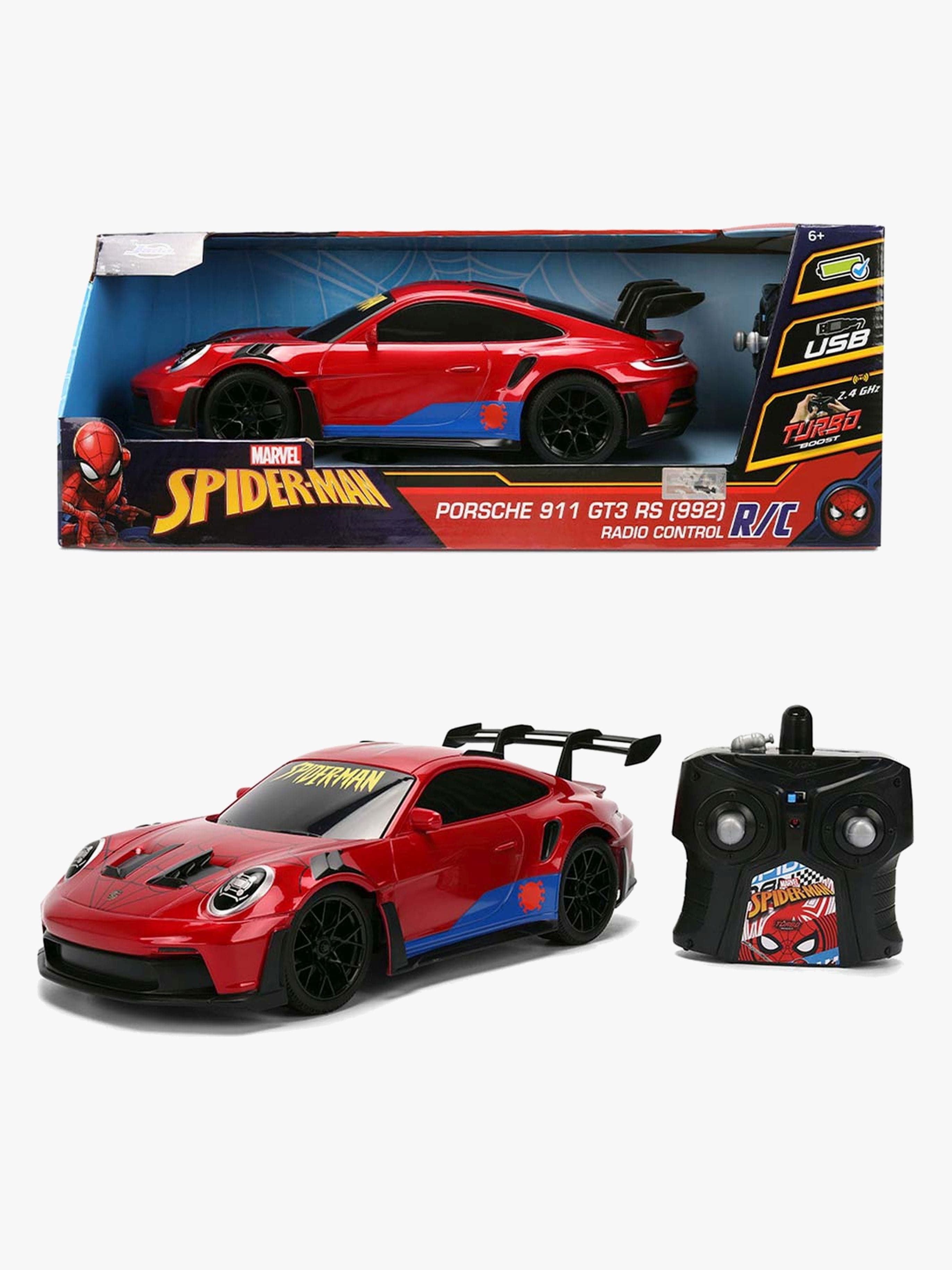 Marvel Spider-Man Kauko-ohjattava Auto Ford GT 1:16