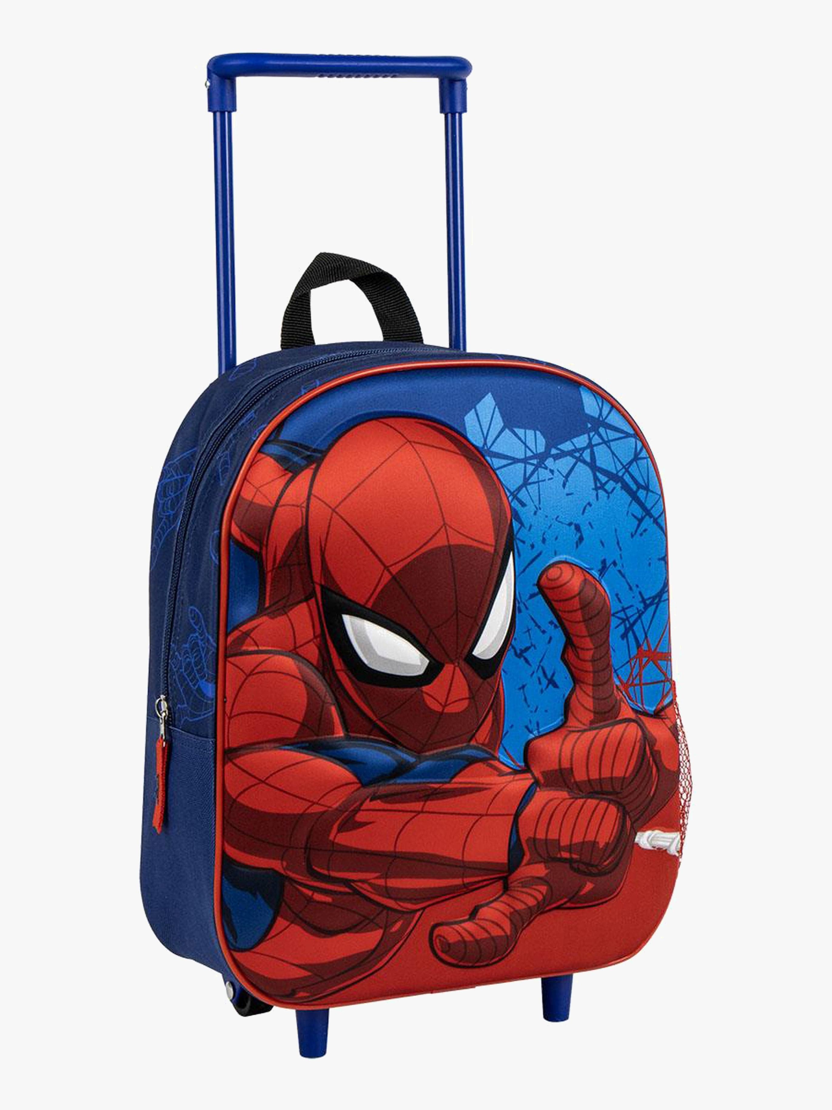 Marvel Spider-Man 3D Trolley Matkalaukku, Sininen