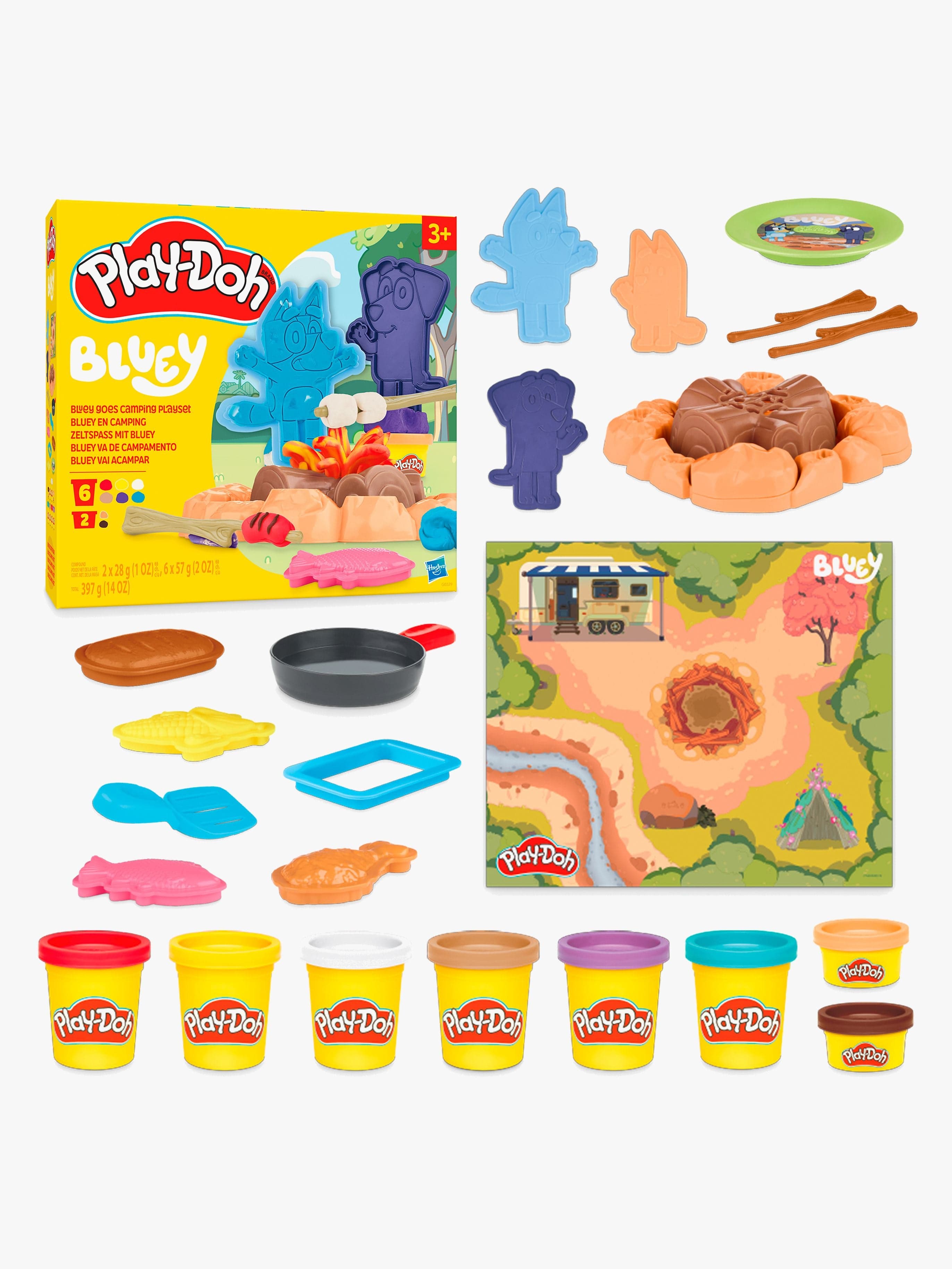Play-Doh Bluey Muovailuvaha Bluey Goes Camping
