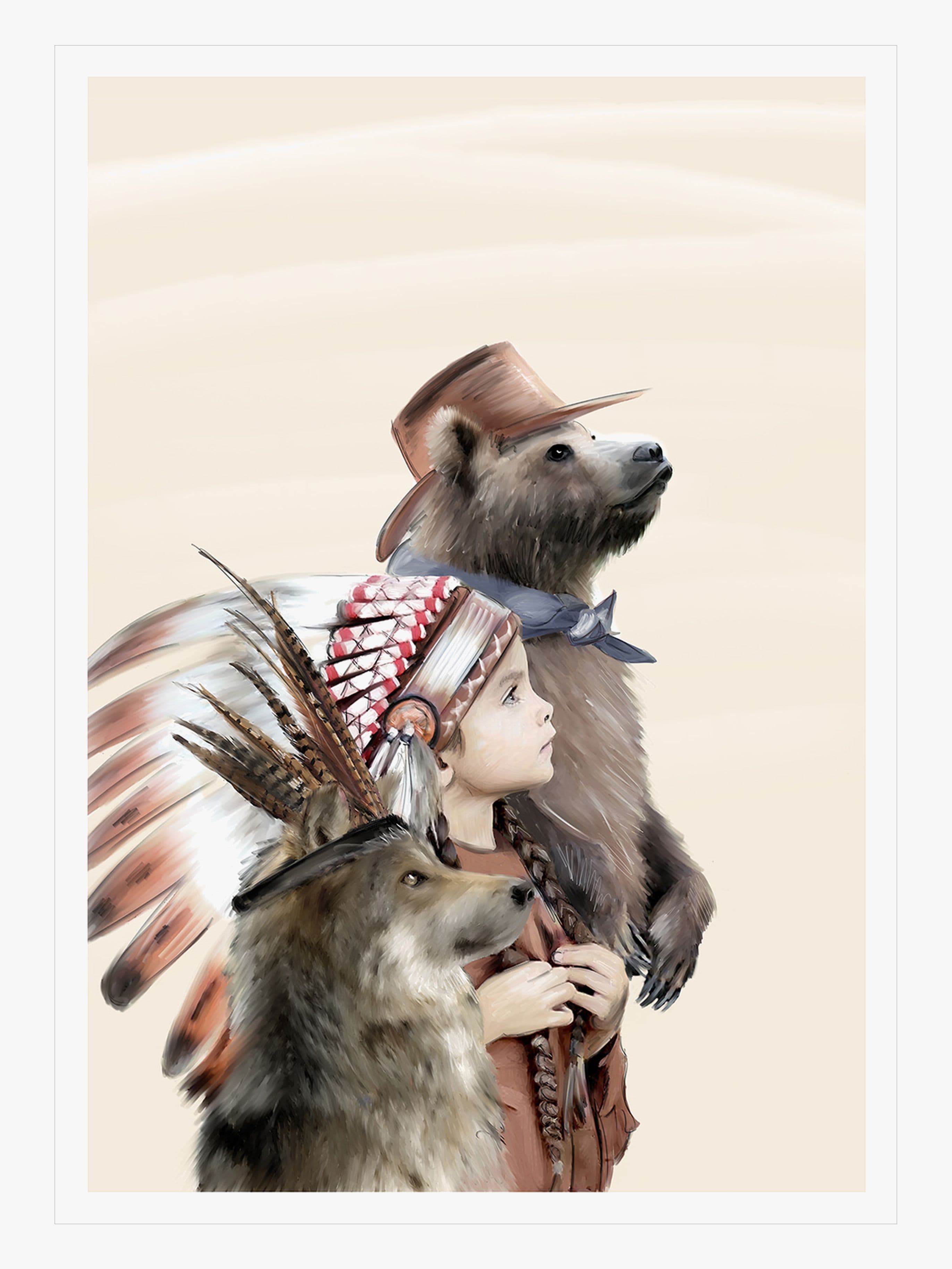 Linn Wold Juliste 30x40 Lille Headdress