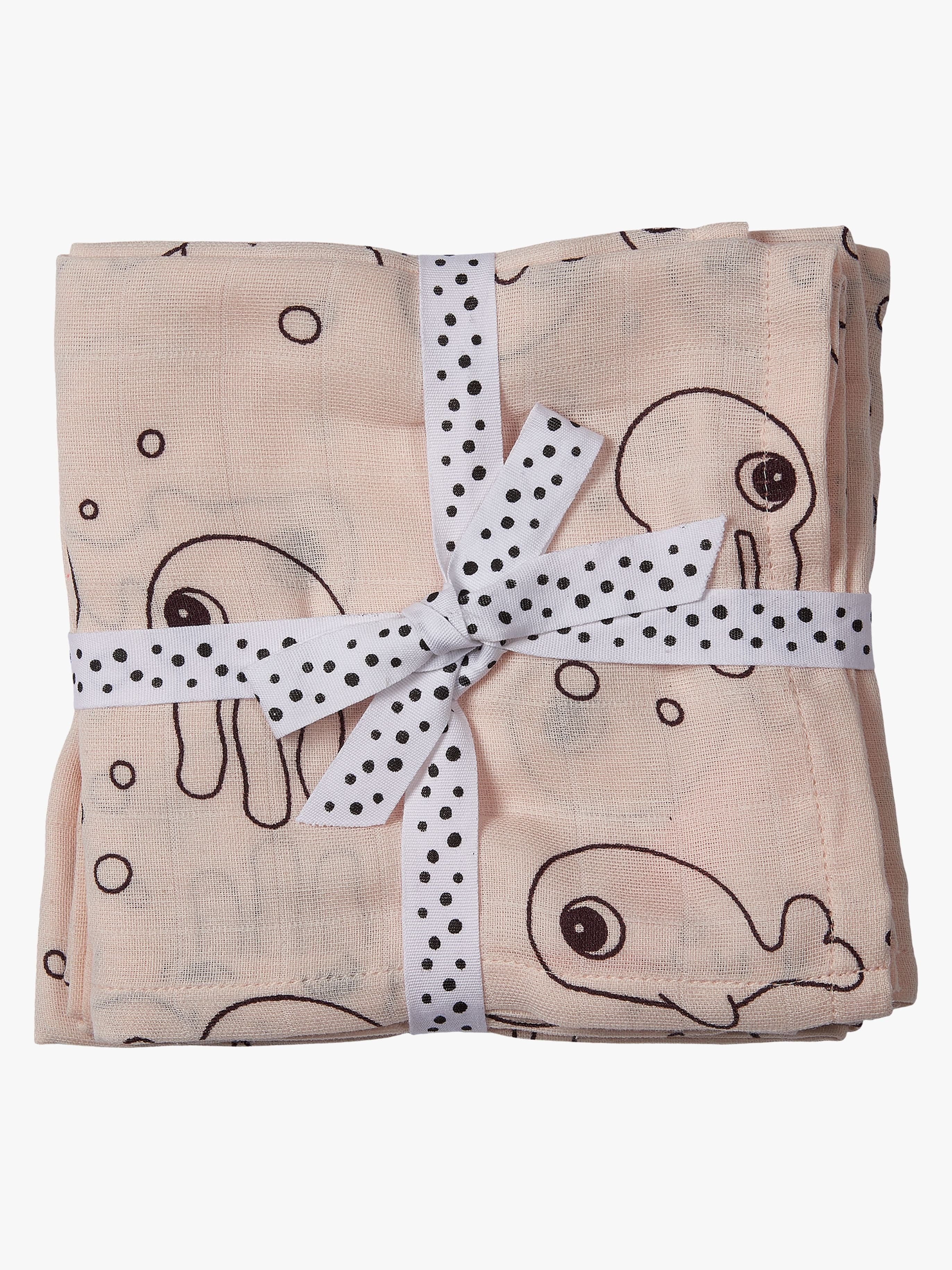 Done By Deer Kapalointiliinat Sea Friends 120x120 2-pack, Powder