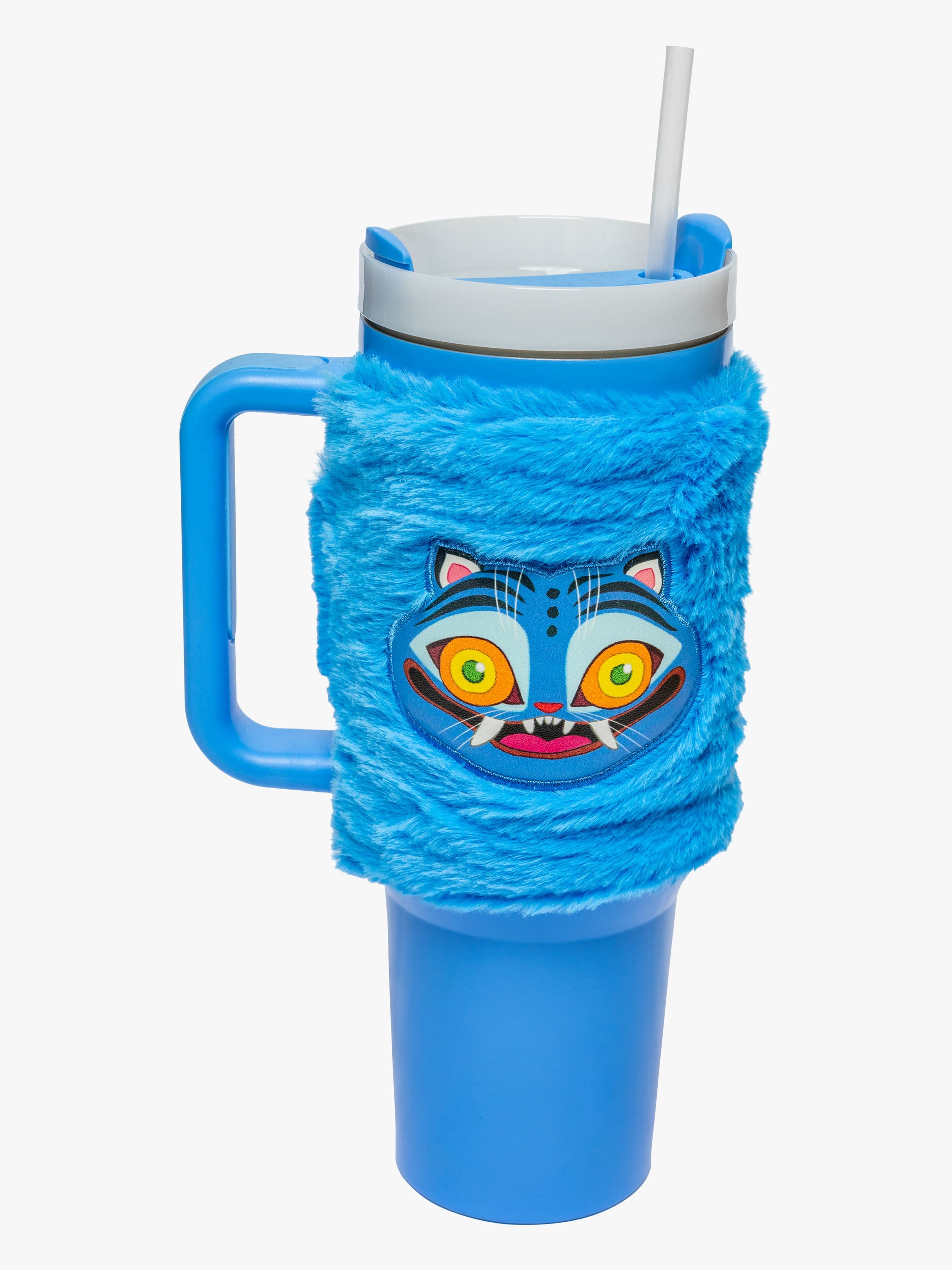 K-Pop Demon Hunters Fuzzy Tumbler Juomapullo 1,18 L, Sininen
