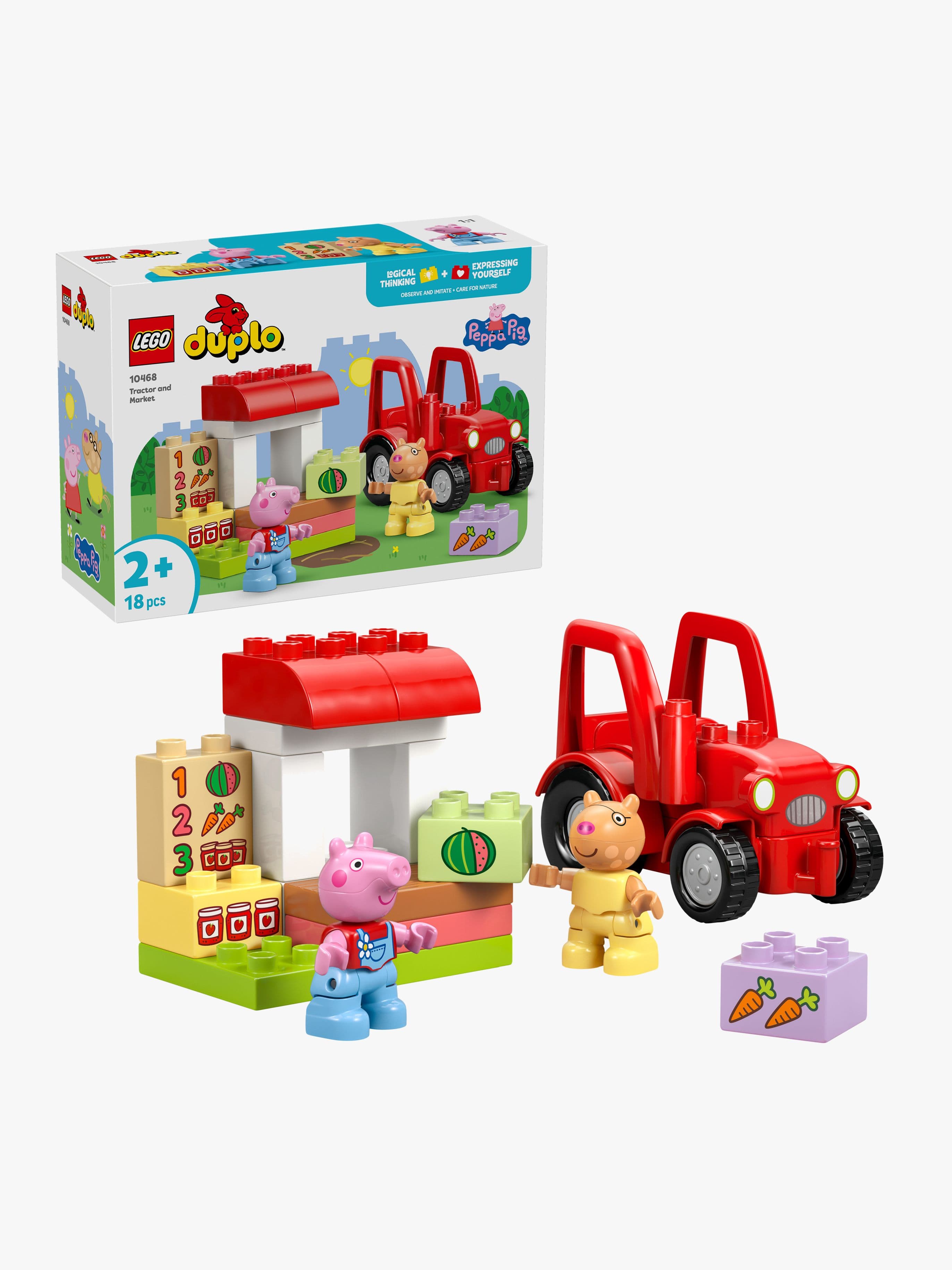 LEGO DUPLO Peppa Pig 10468 Traktori ja torikoju