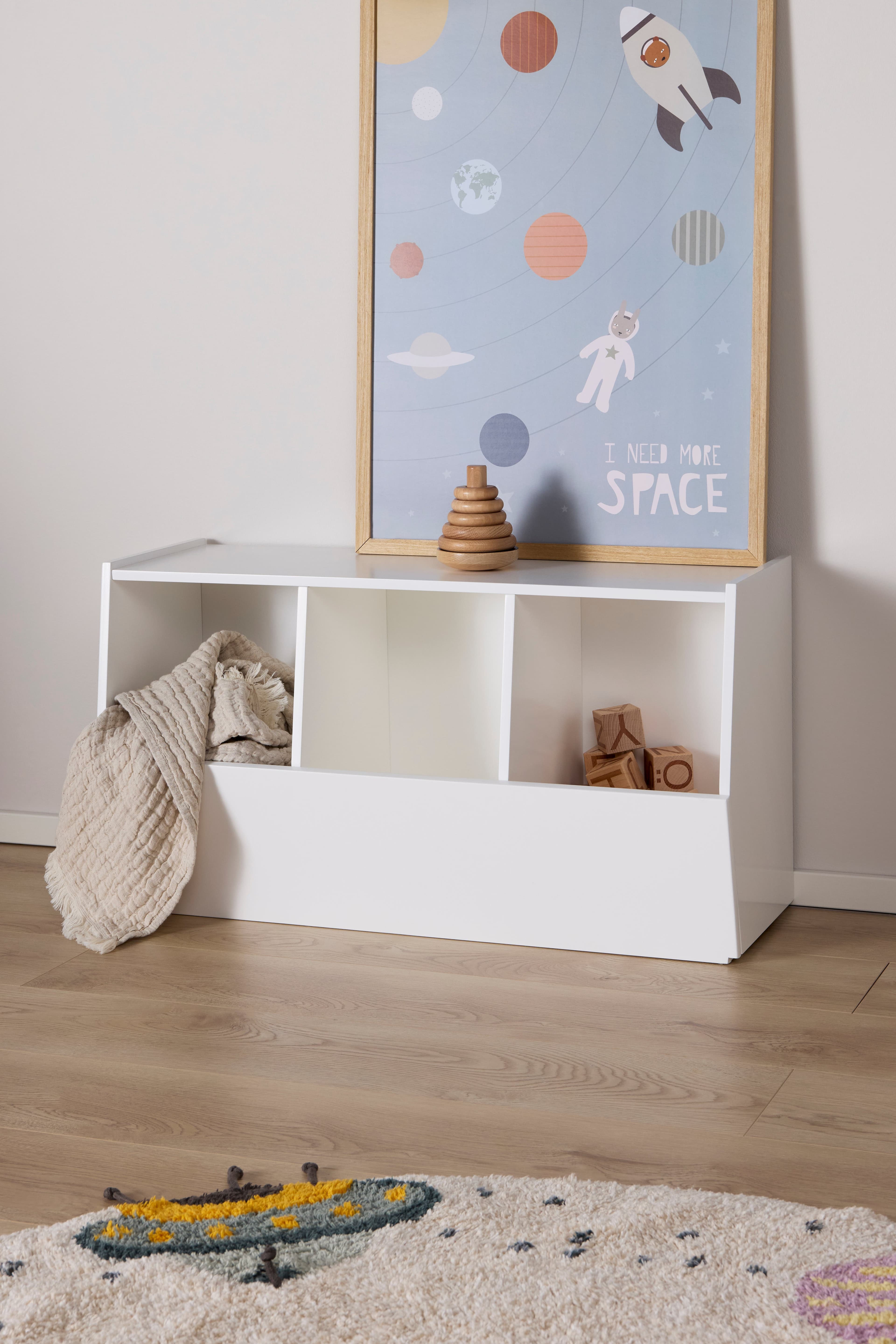 Alice & Fox LEAH Säilytyspenkki, Valkoinen