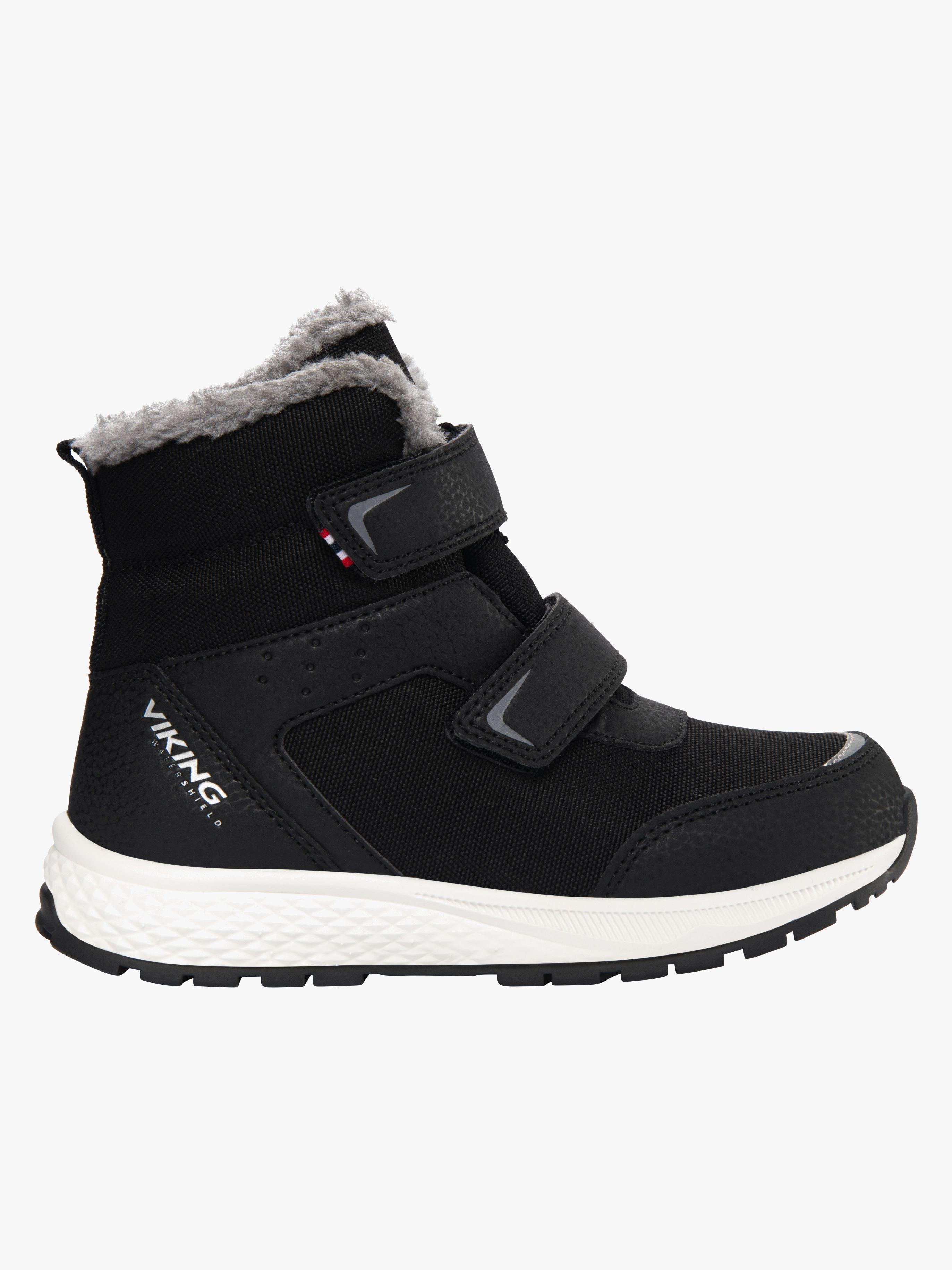 Viking Equip Warm WP 2V Talvikengät, Musta/Harmaa, 28