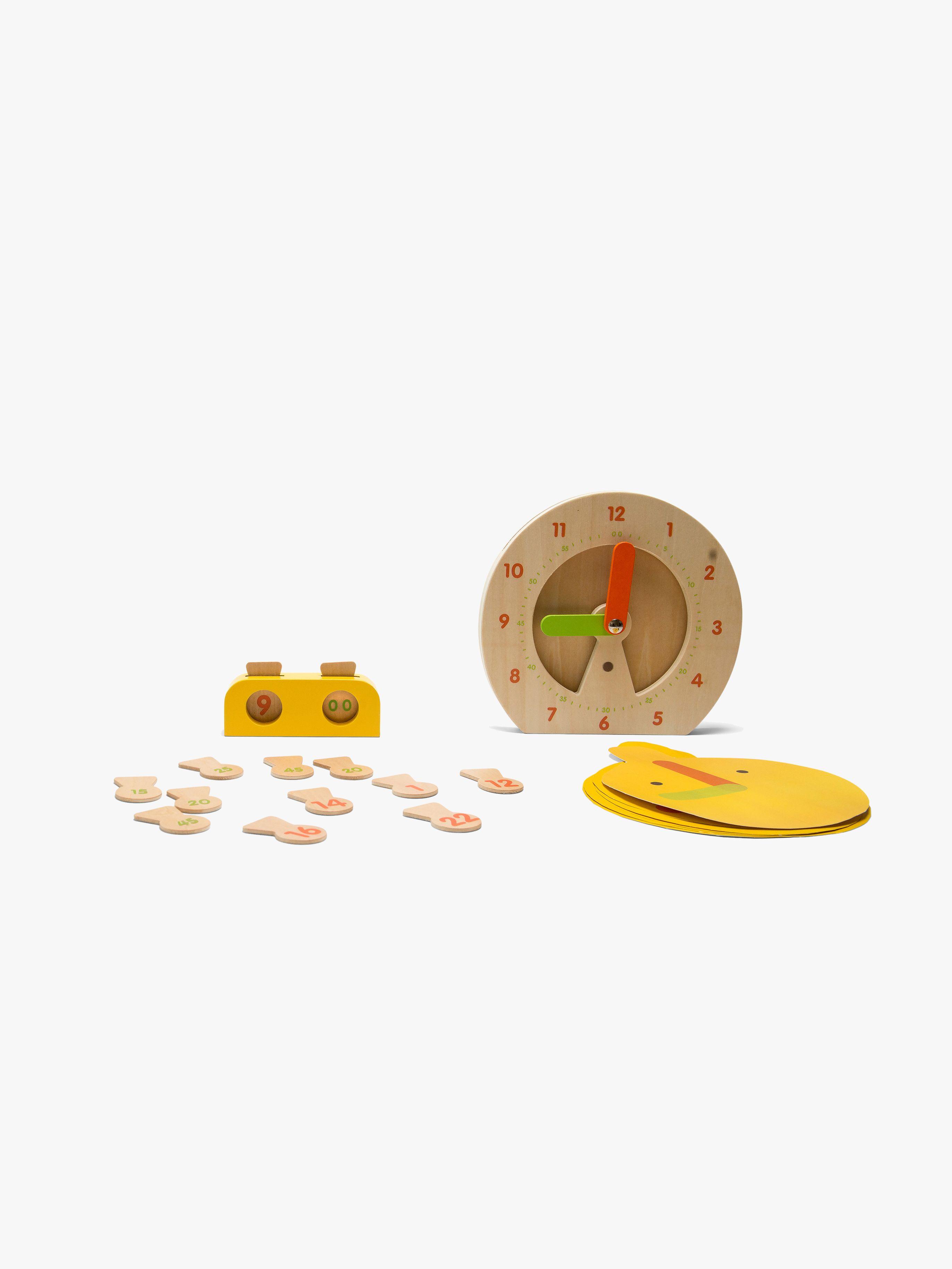 BS Toys Clock Lastenpeli, Monivärinen