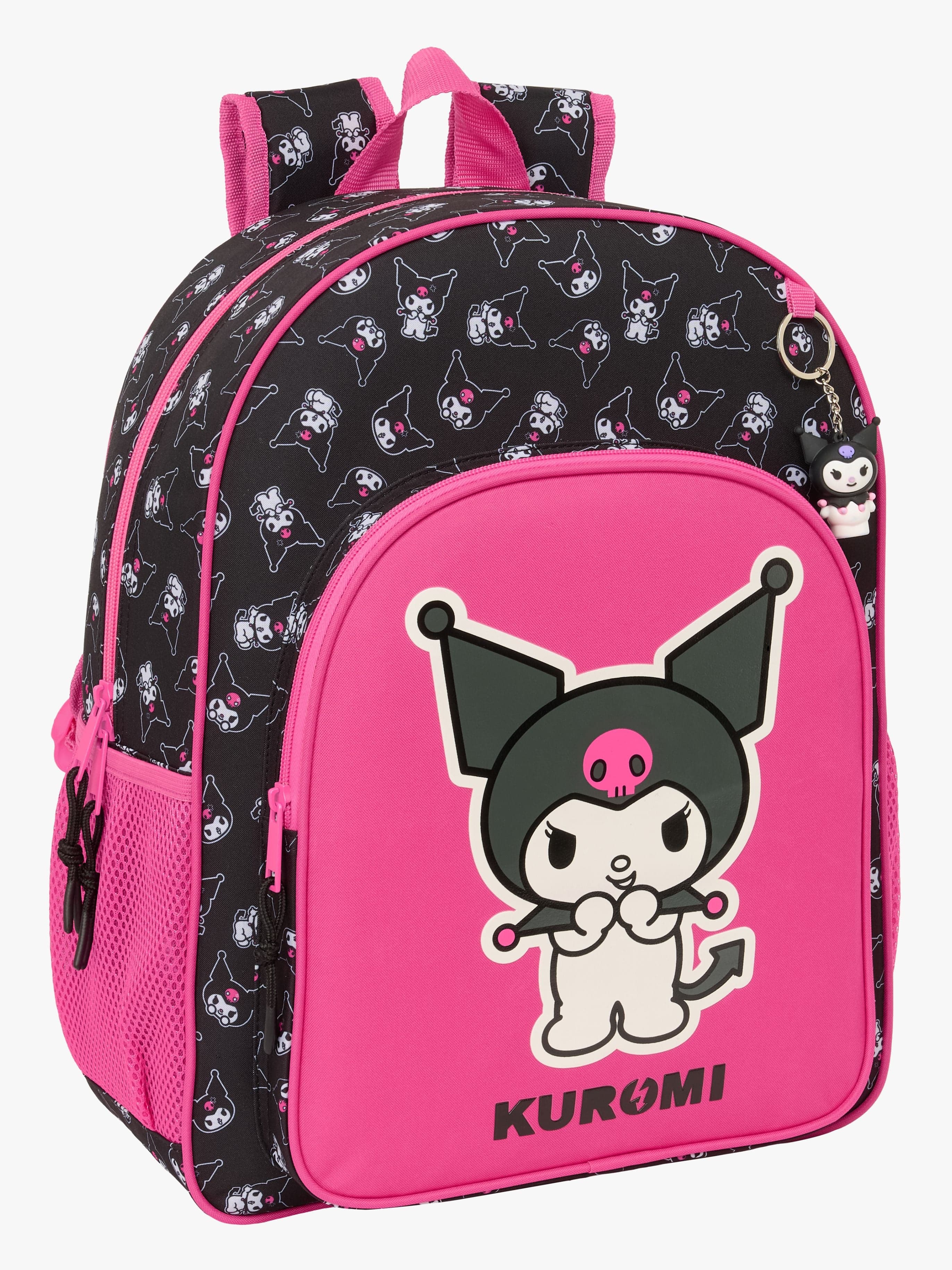 Hello Kitty Kuromi Reppu 19L, Pinkki/Musta