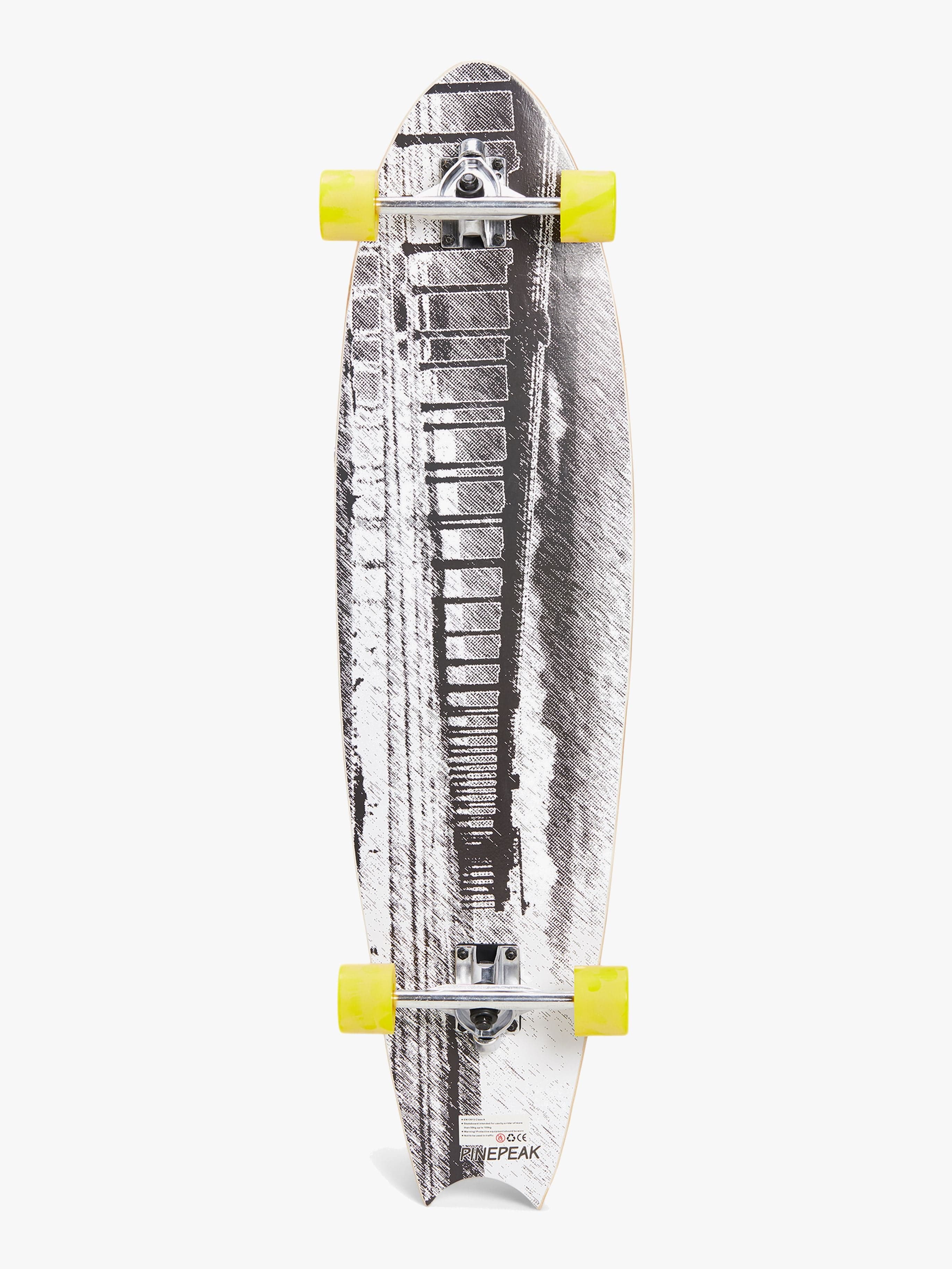 Impulse Longboard, Harmaa/Keltainen