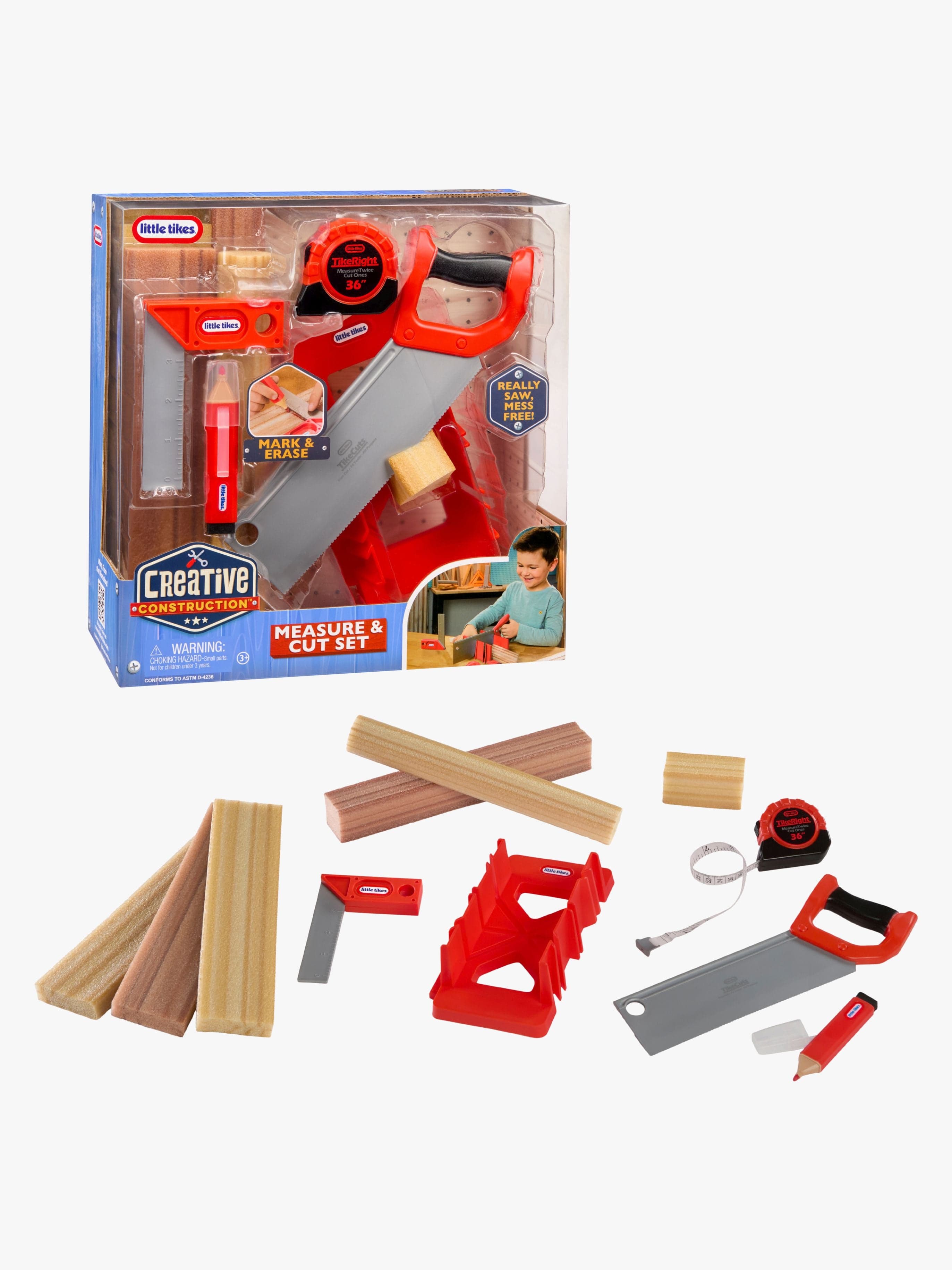 Little Tikes Creative Construction Mittaus- Ja Sahaussarja