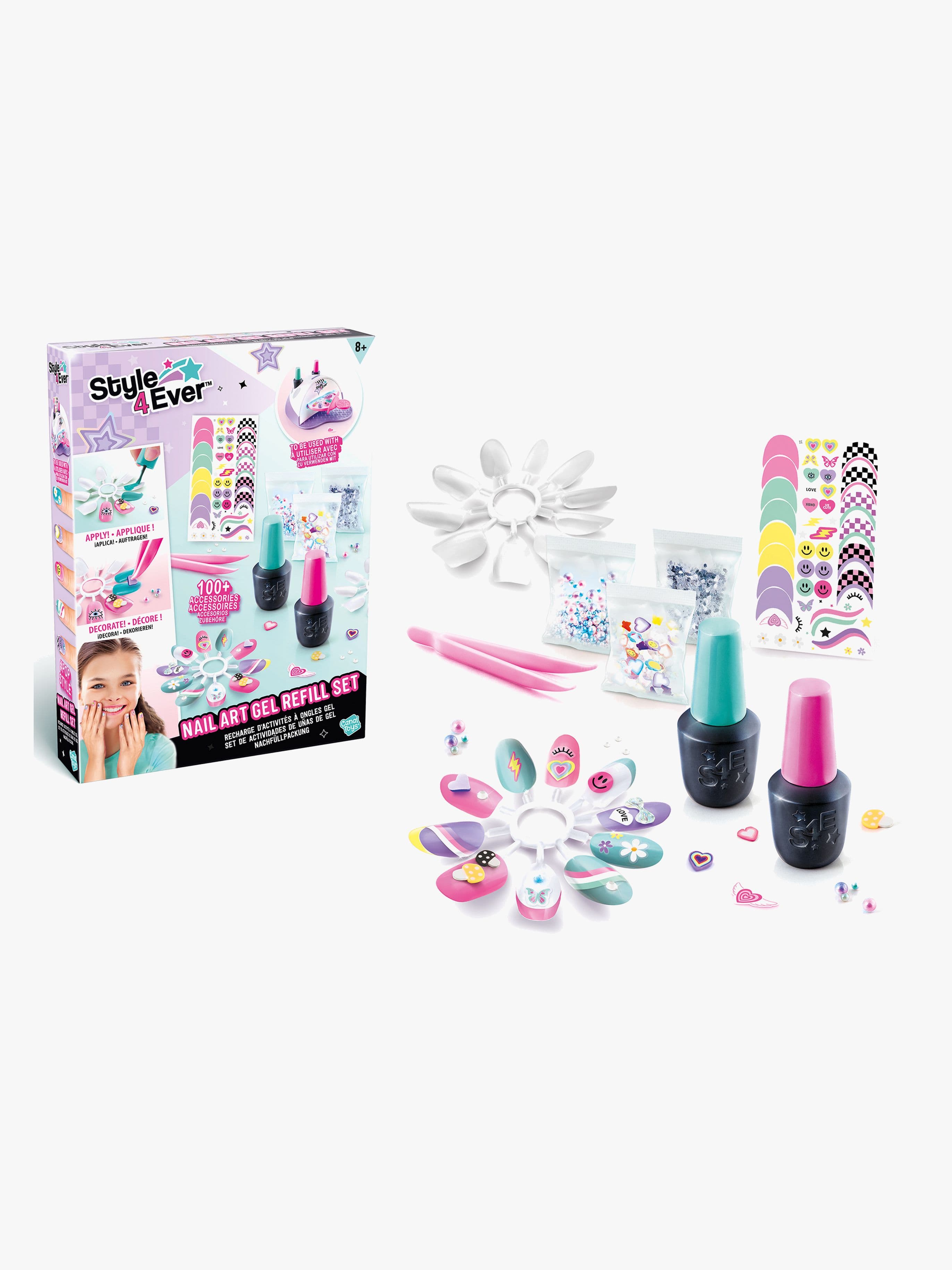 Style 4 Ever Art Gel Kynsisetti Täyttöpakkaus