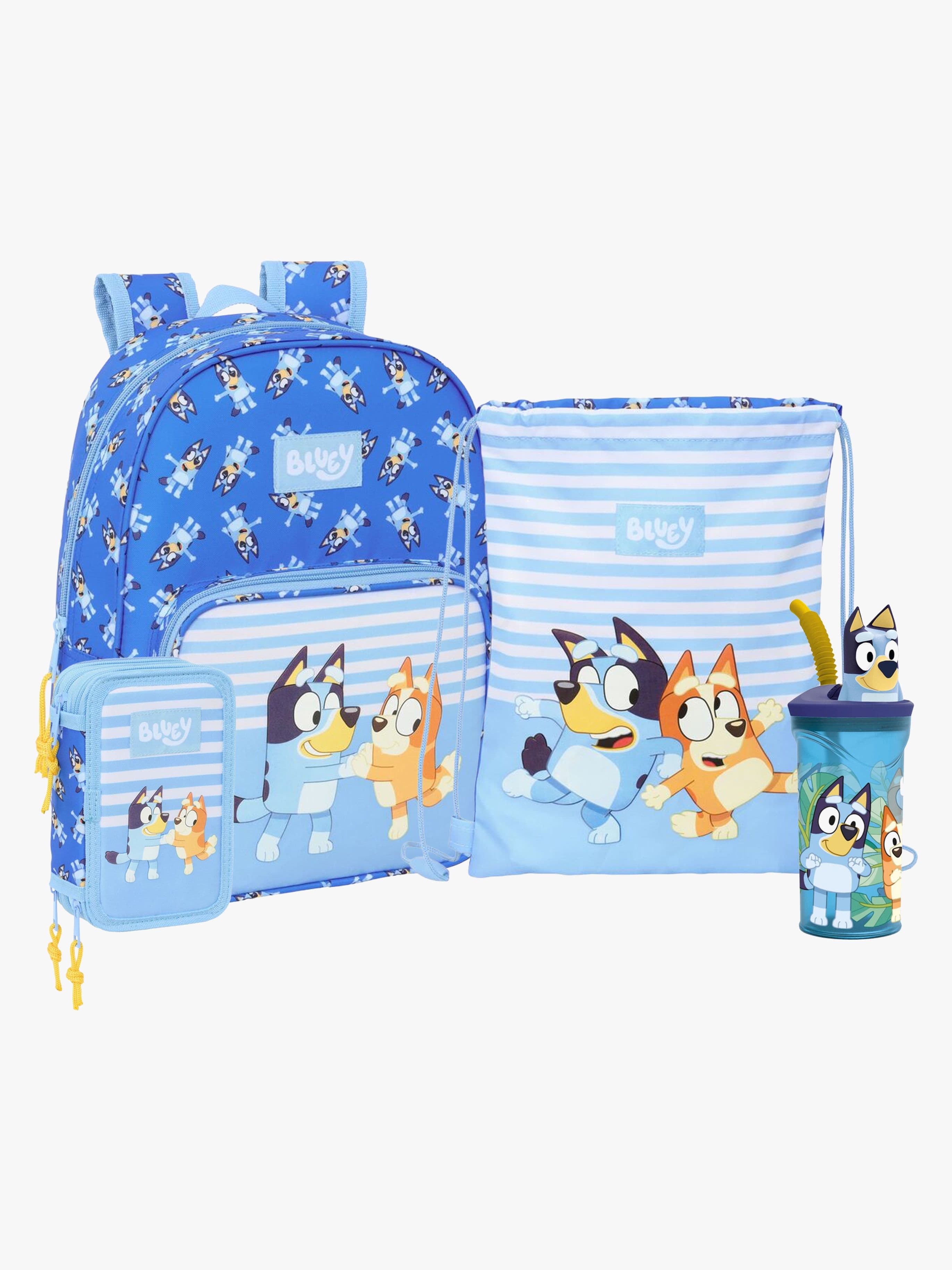 Bluey Reppu 10L, Jumppapussi, Penaali & Pullo, Let"'s Play