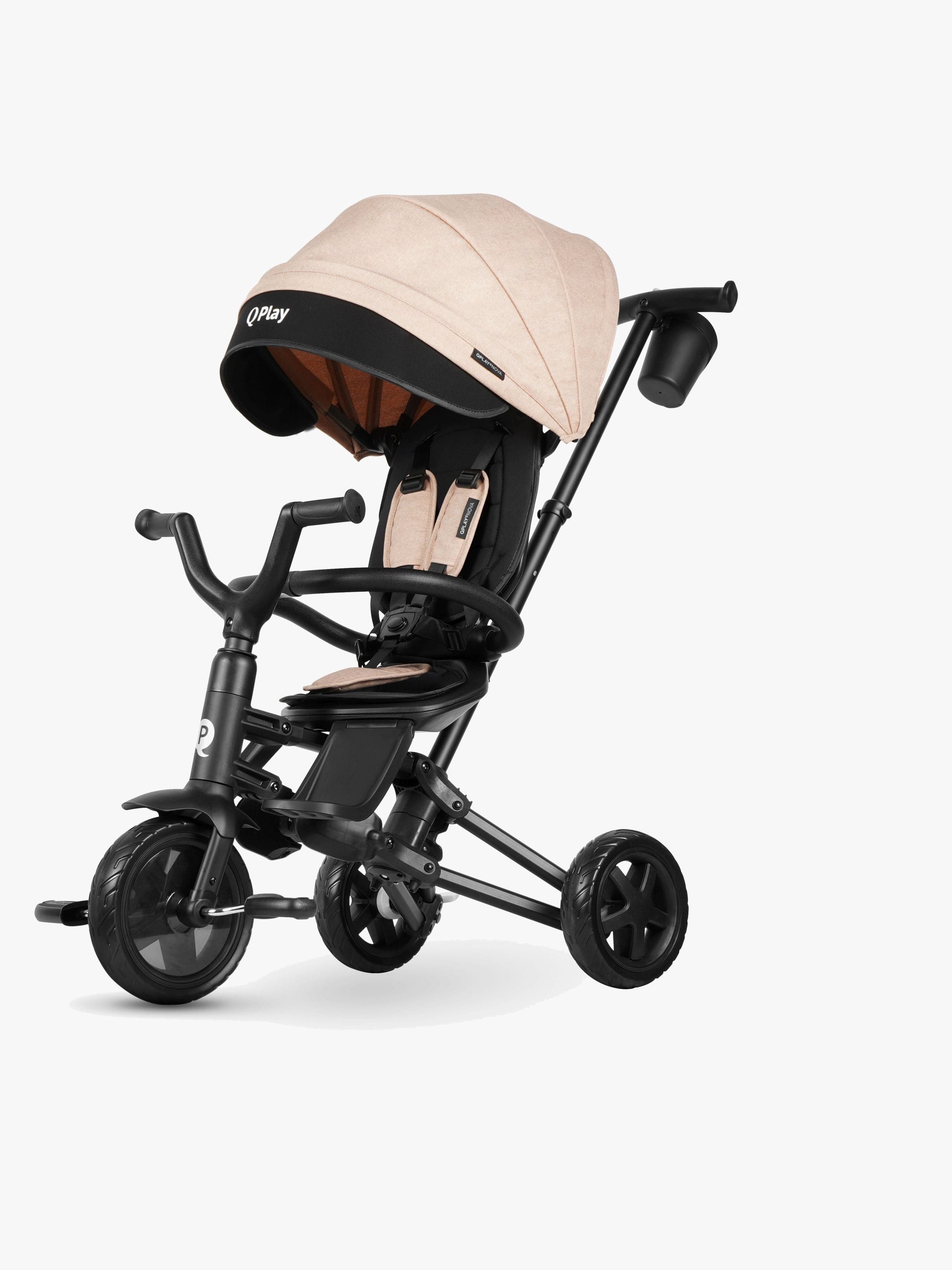 Qplay Nova Niello 6-in-1 Kolmipyörä, Khaki
