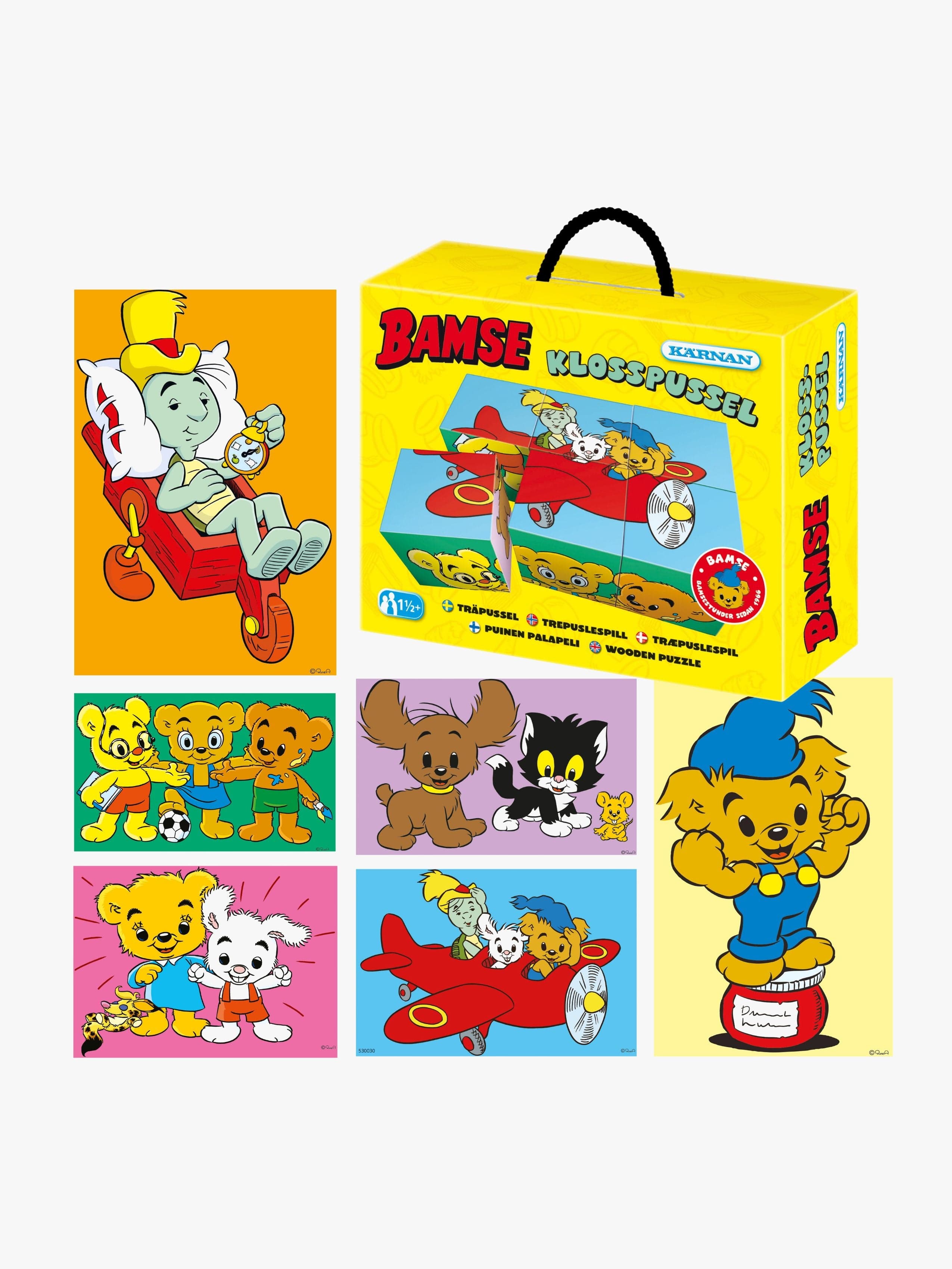 Egmont Kärnan Bamse Lohko Palapeli Puinen 30 Palaa