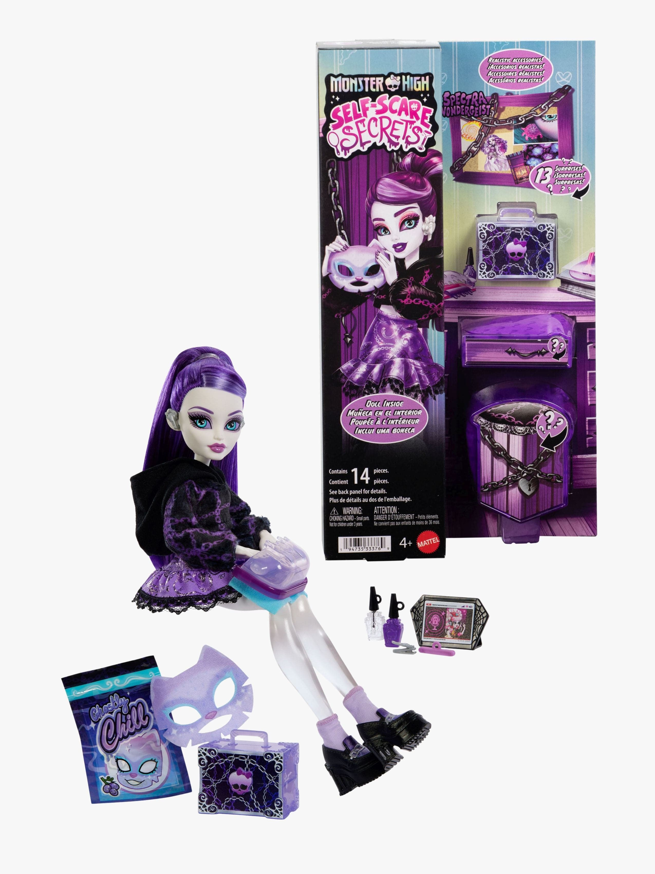 Monster High Self-Scare Secrets Muotinukke Spectra