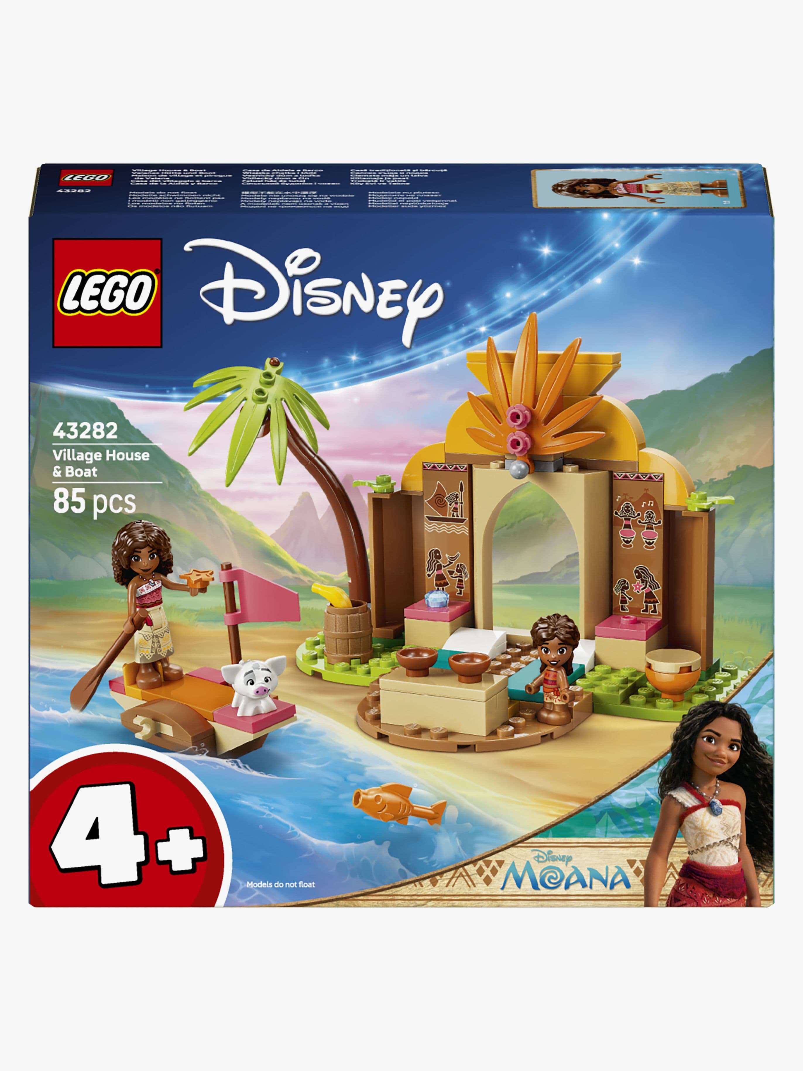 LEGO Disney Princess 43282 Kylän talo ja vene