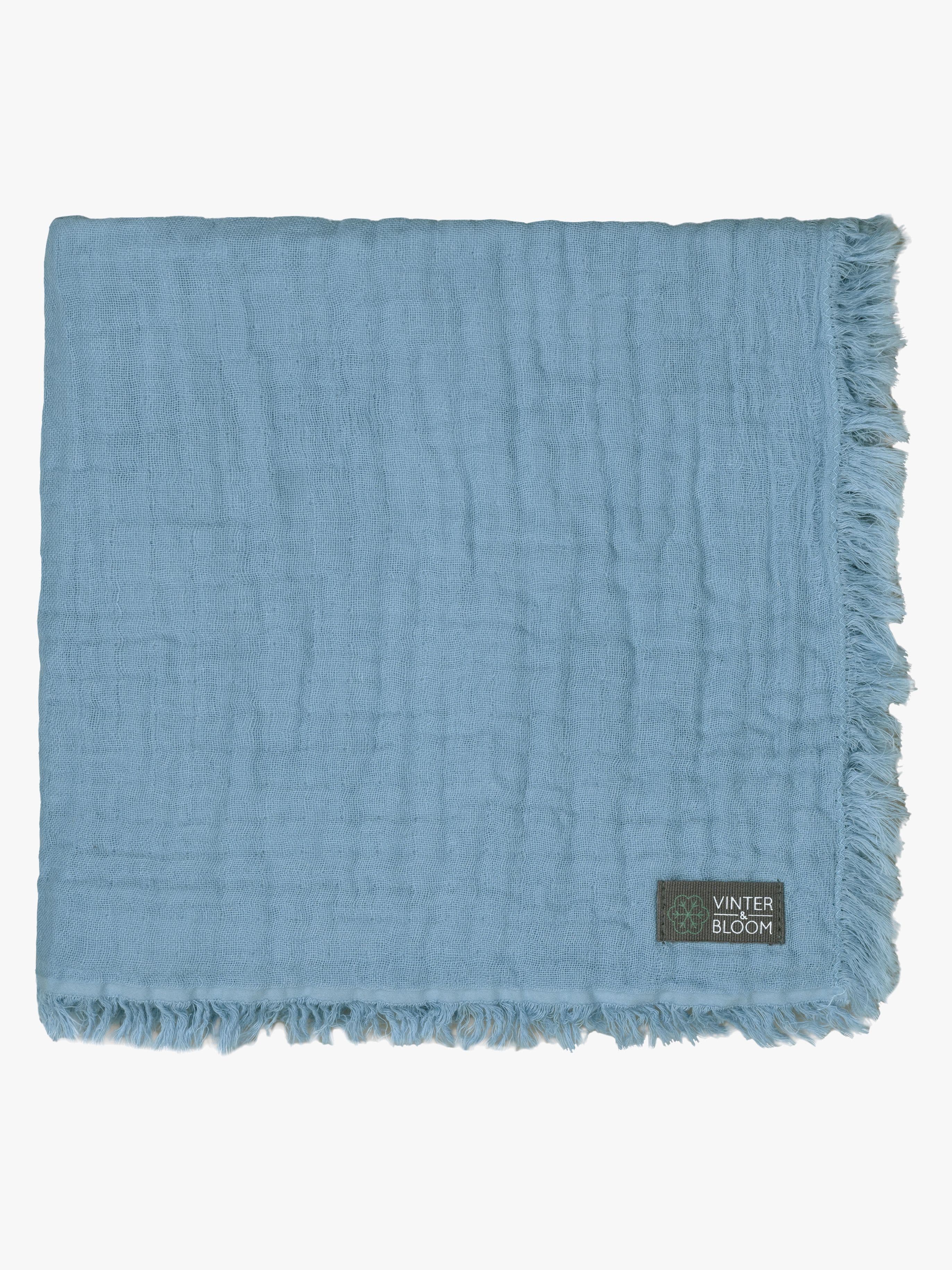 Vinter & Bloom Feather Musliiniviltti EKO, Dim Blue