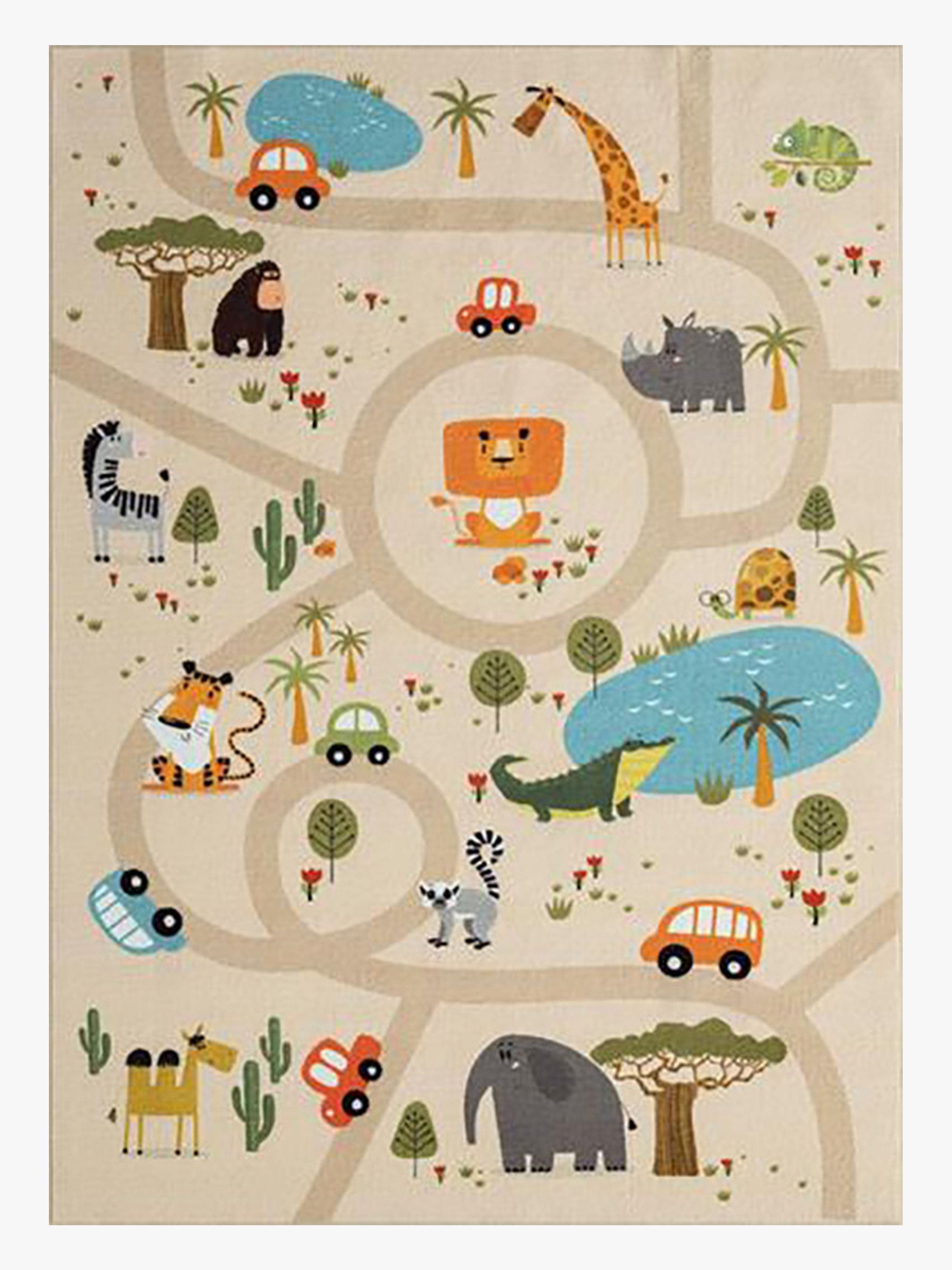 KMCarpets Animal Matto 120 x 160, Linen