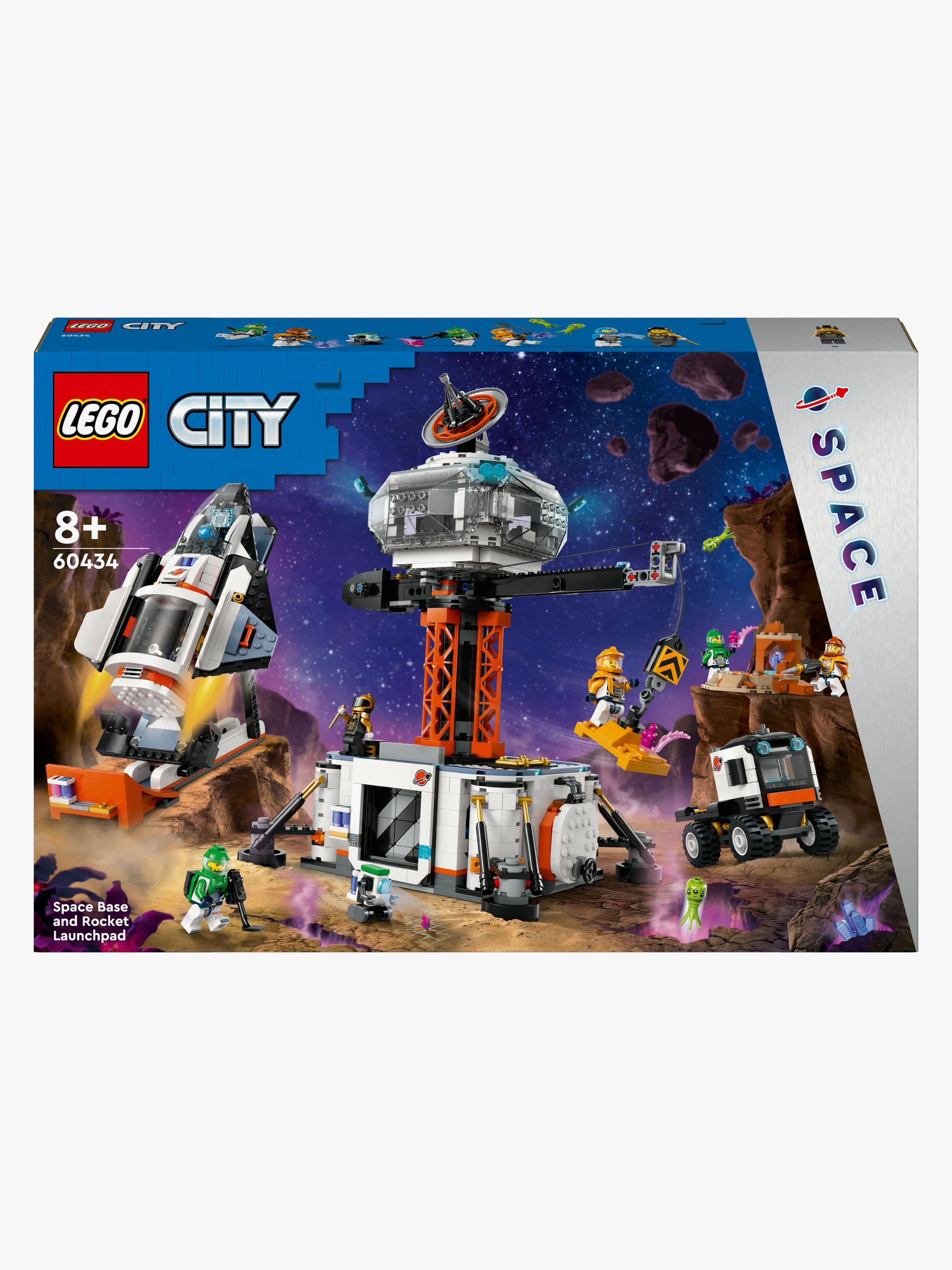 LEGO City 60434 Avaruusasema ja raketin laukaisualusta