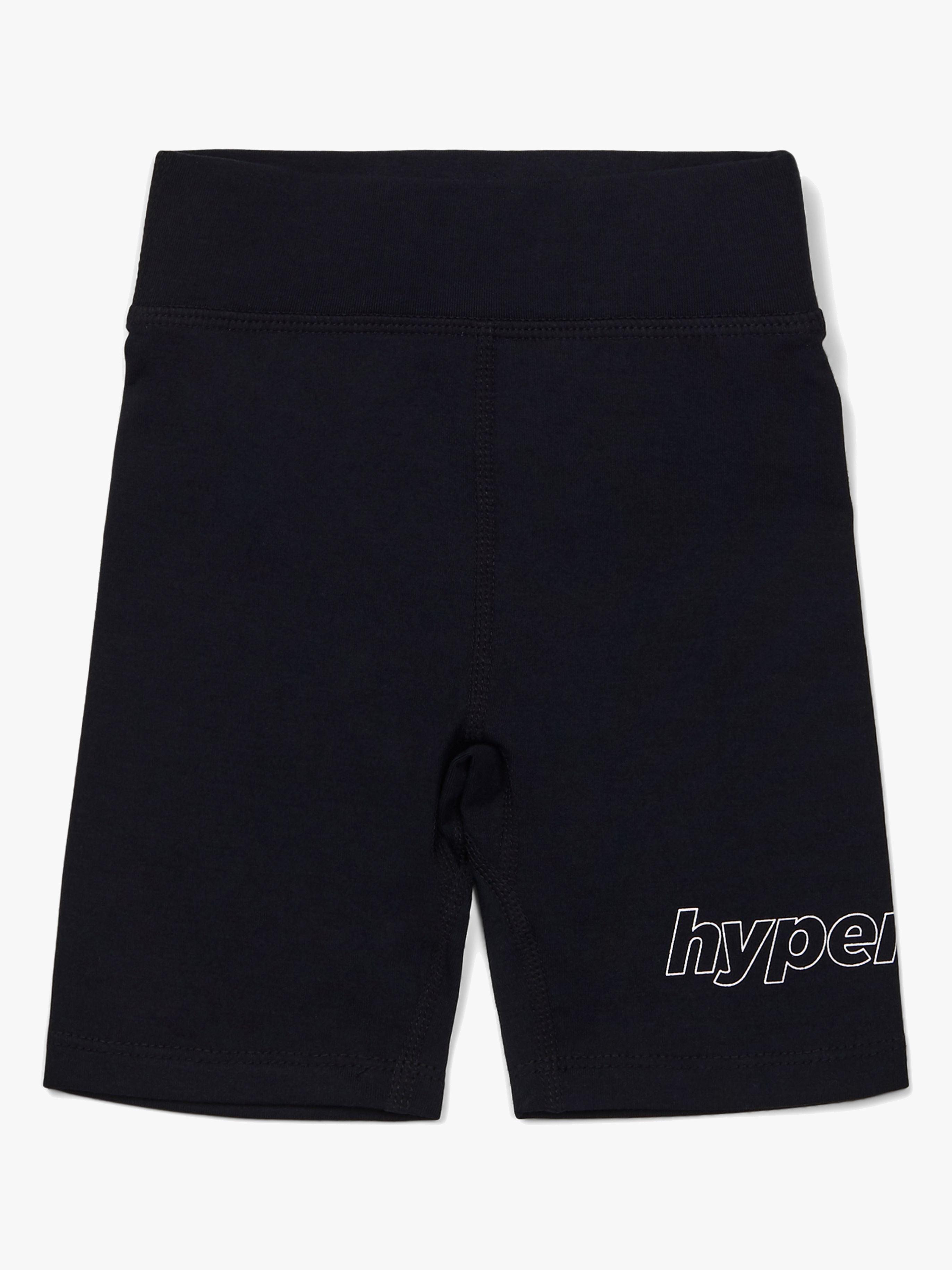 Hyperfied Jersey Logo Biker Shorts, Anthracite 110-116