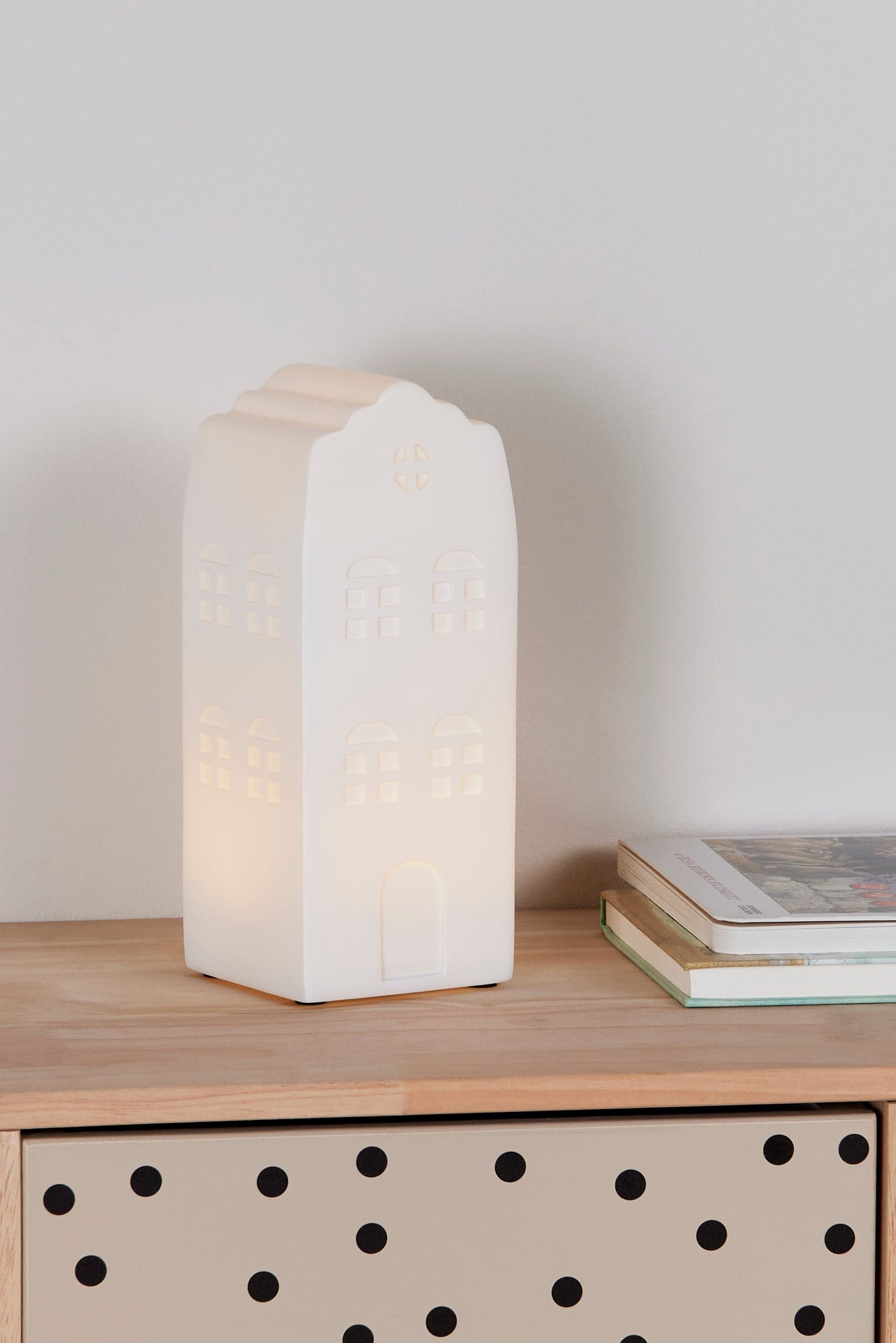 Alice & Fox PARIS Pöytävalaisin, Valkoinen