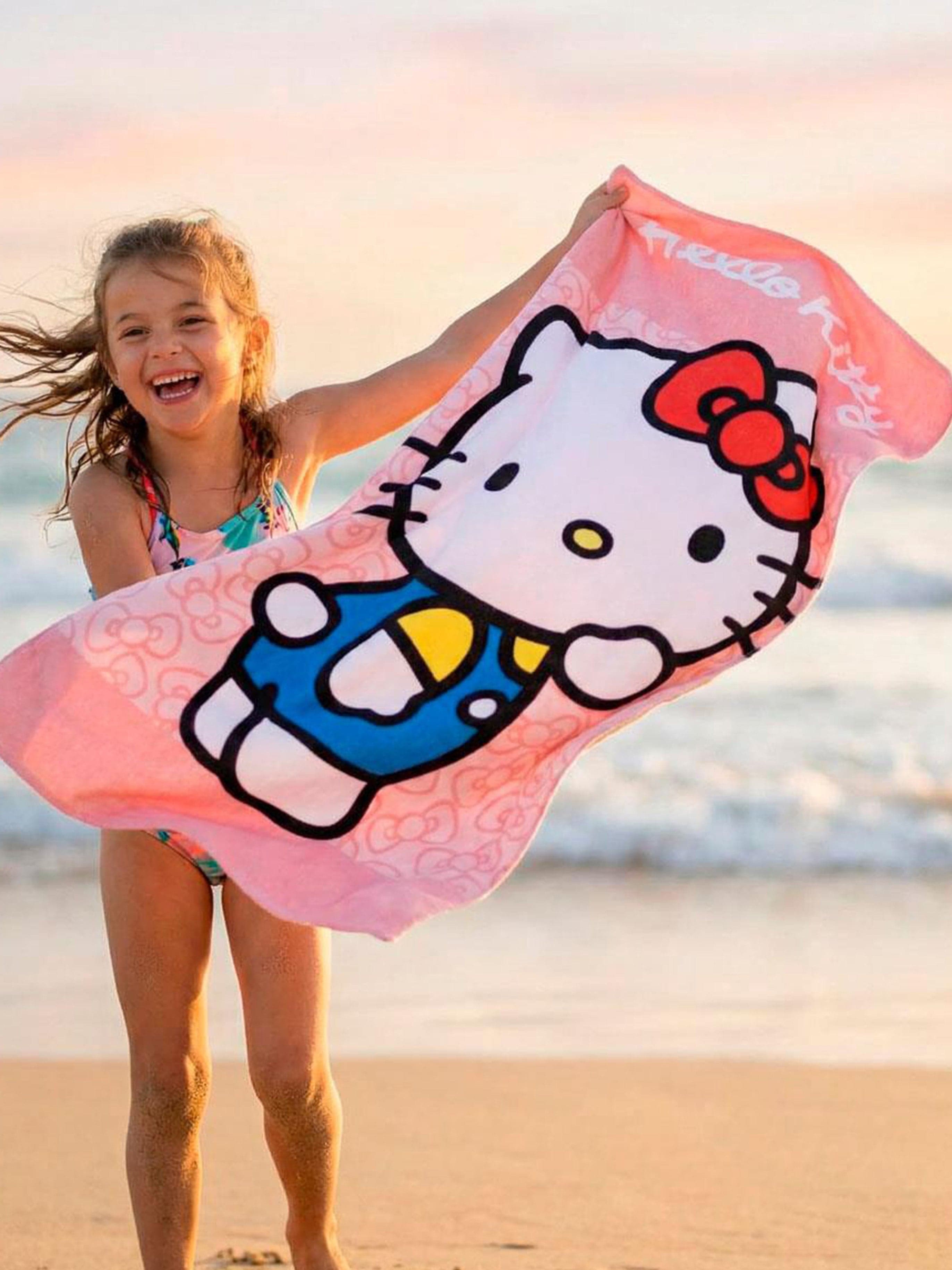 Hello Kitty Pyyhe 100% Puuvilla, Vaaleanpunainen