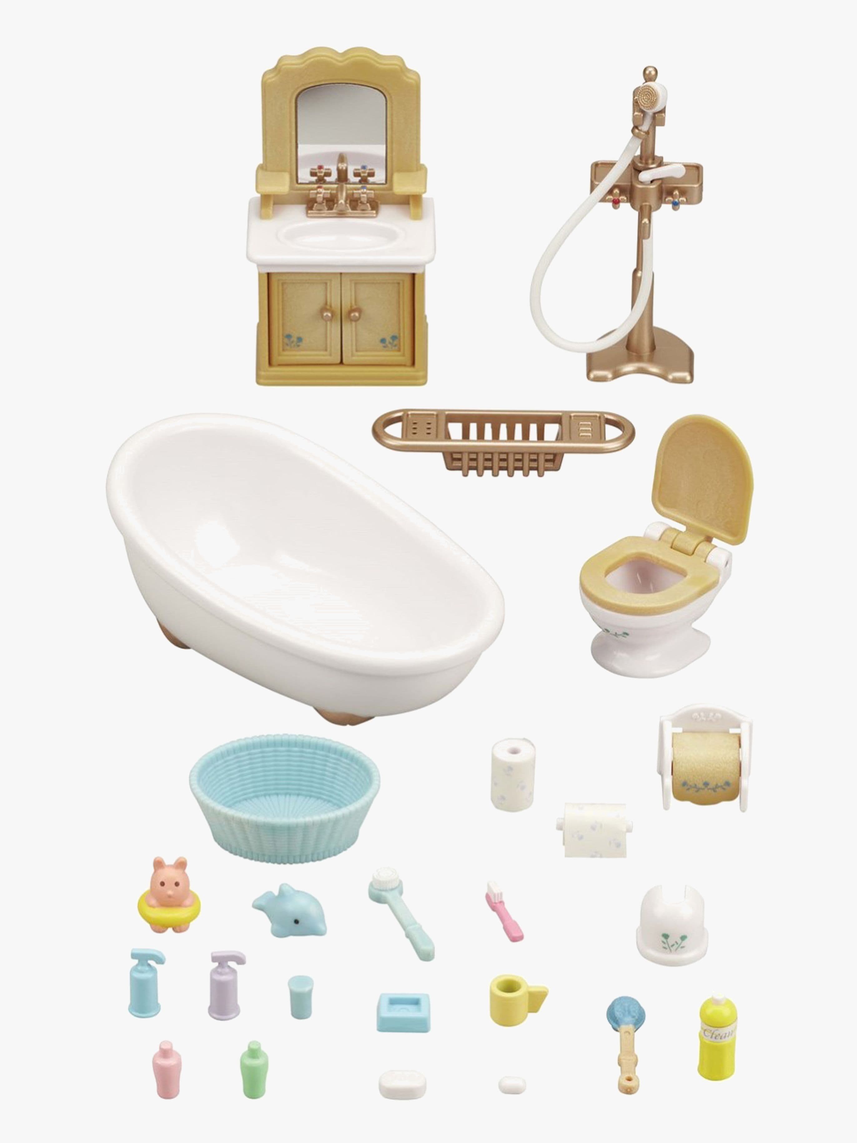 Sylvanian Families Nukkekodin Kalusteet Maalaiskylpyhuonesetti