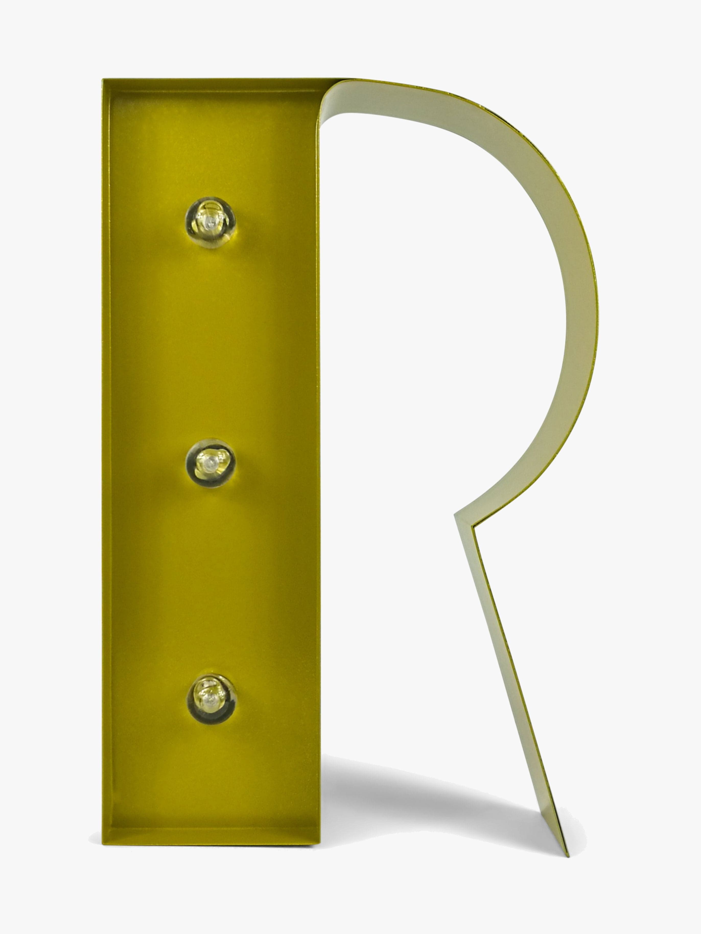 Petite Déco Kirjainvalaisin R, Kulta