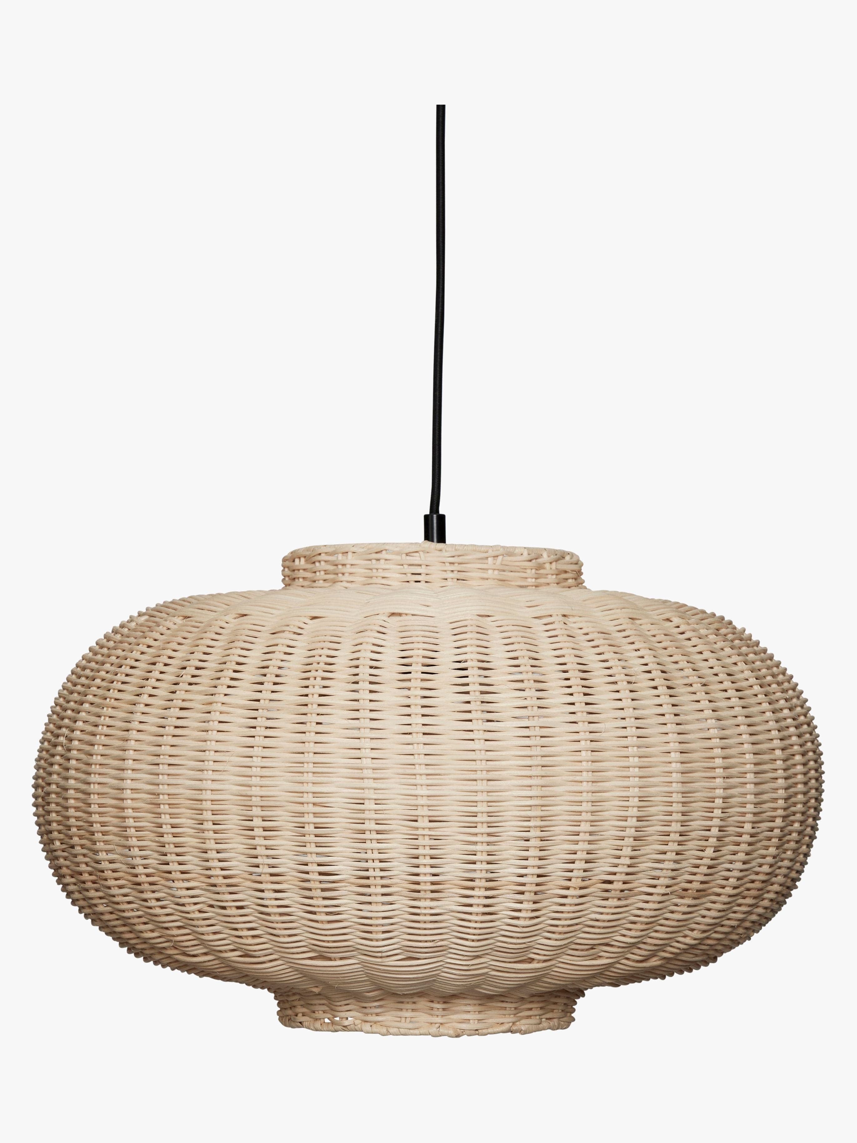 Hübsch Kattovalaisin Chand Pendant Ellipse, Natural