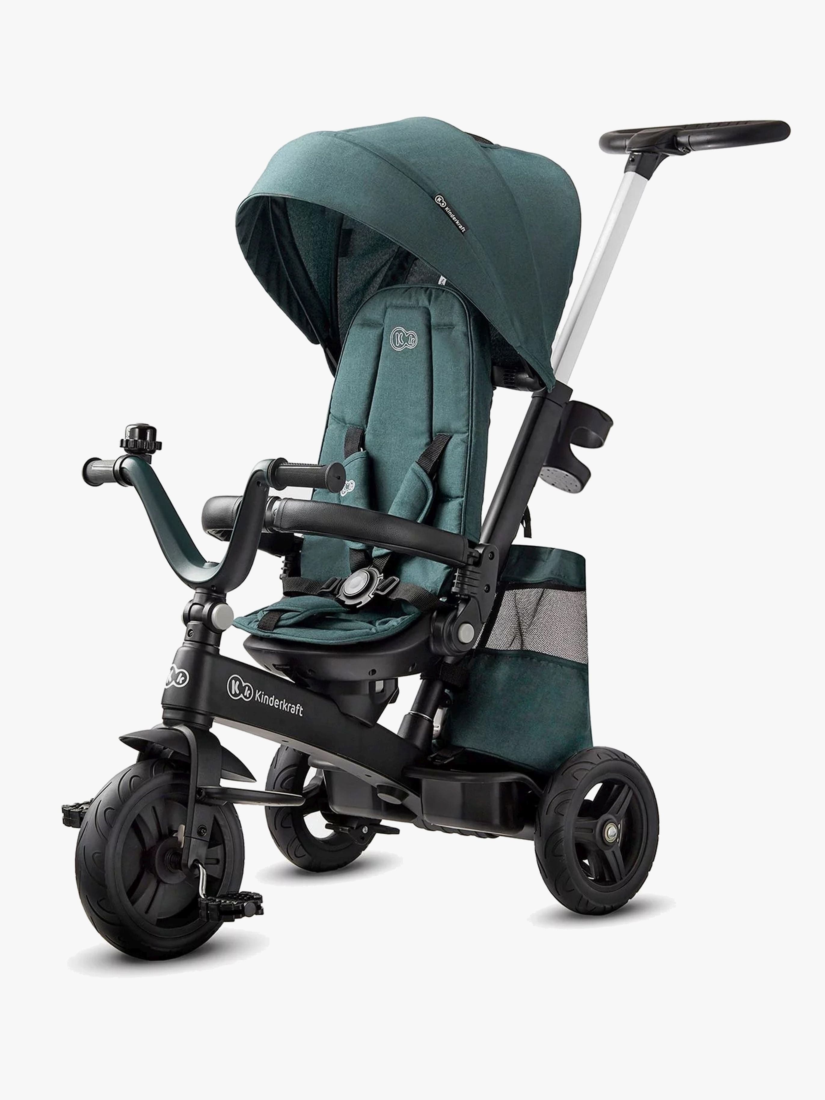 Kinderkraft EASYTWIST Midnight Kolmipyörä, Vihreä