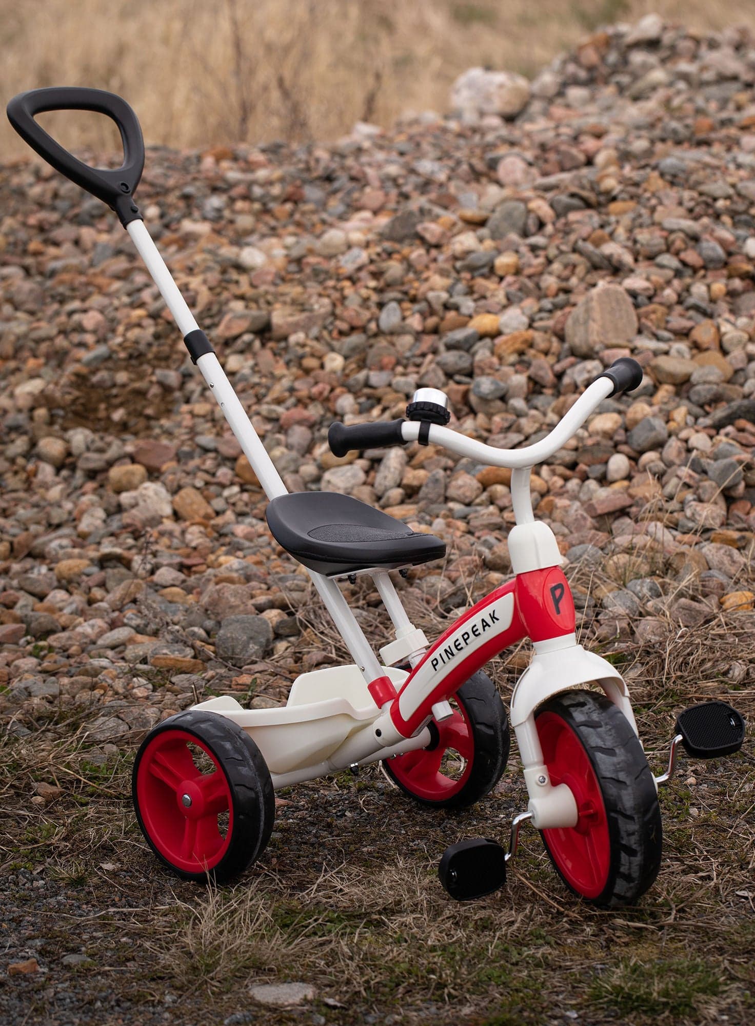 Pinepeak Kolmipyörä, Valkoinen/Punainen