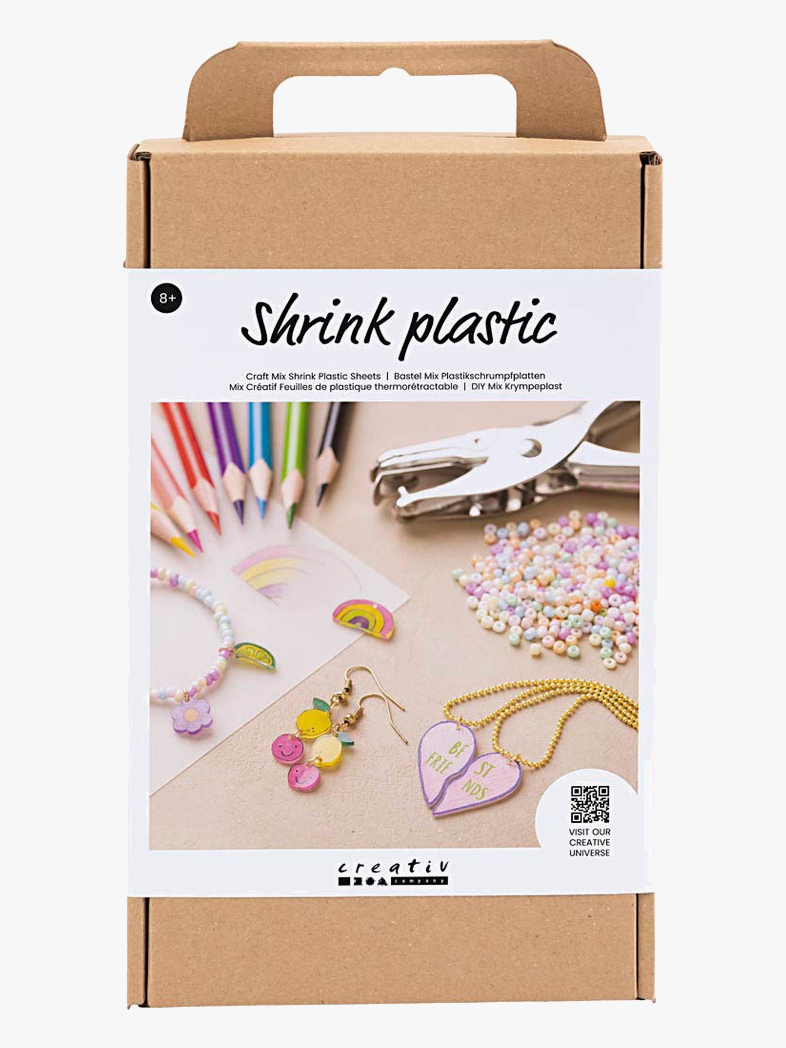 Creativ Company Kutistemuovi DIY-setti Korvakorut & Kaulakorut