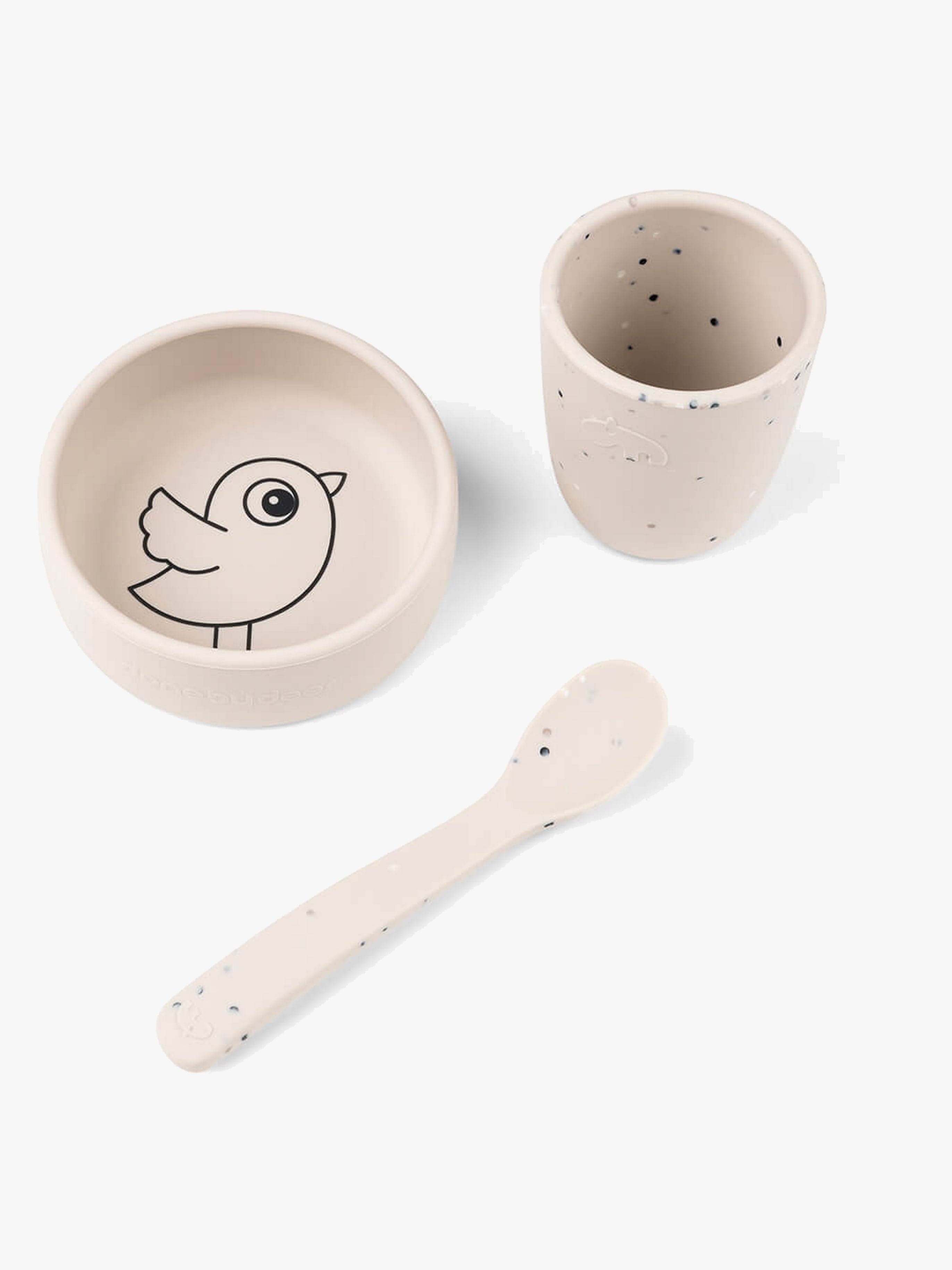 Done By Deer Silikoni Ruokailusetti, Sand