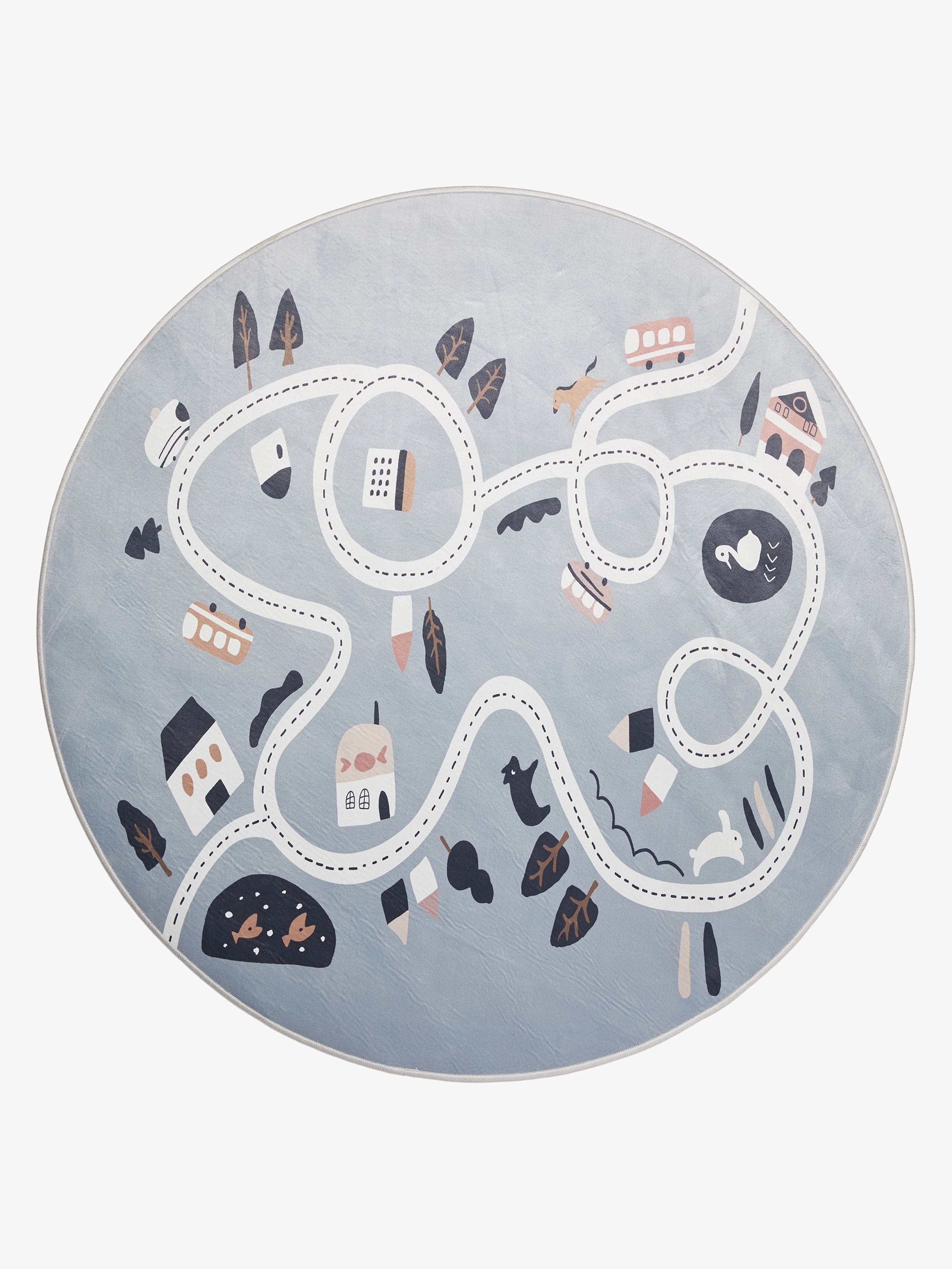 Alice & Fox Liikennematto 160, Harmaa